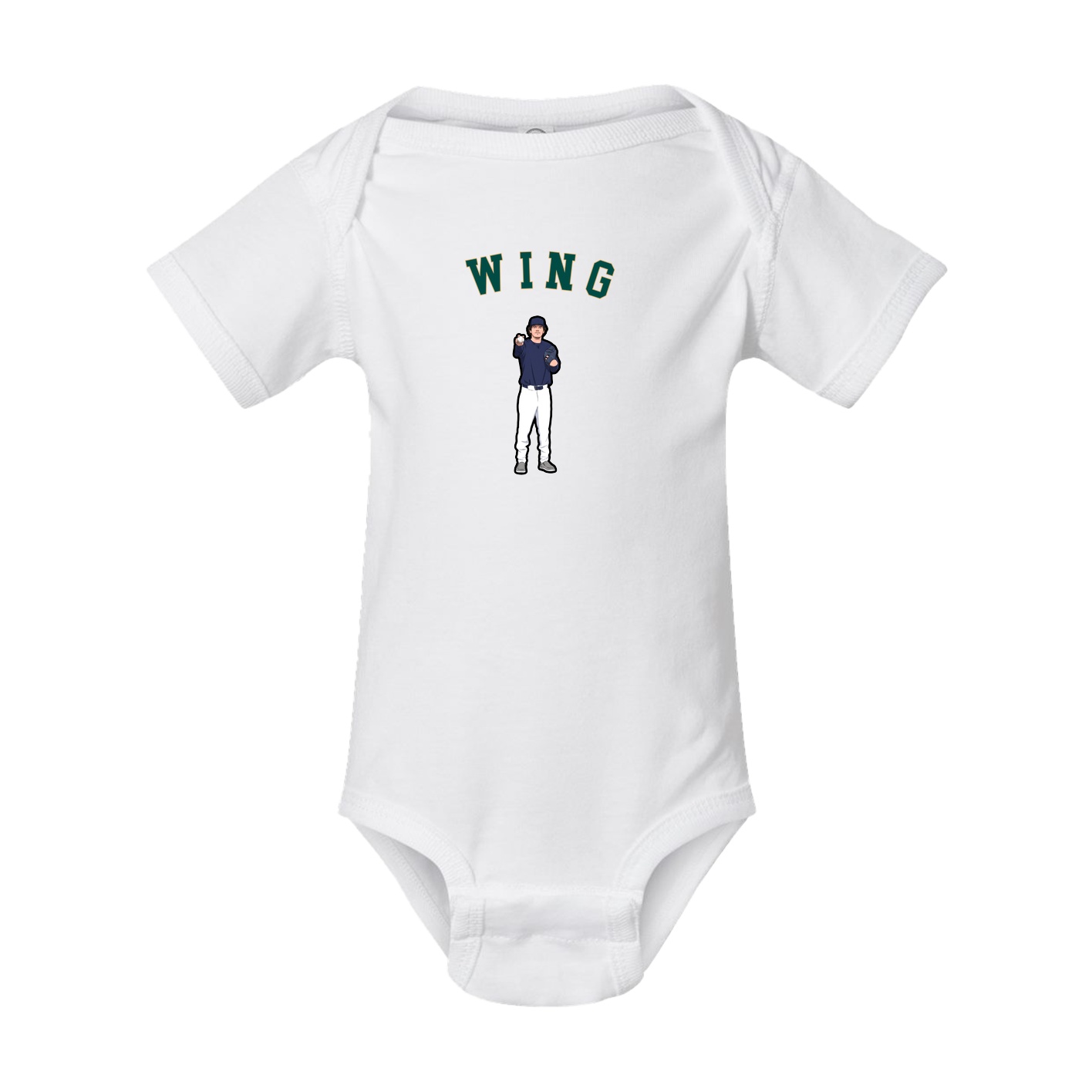 Baby Onesie — Shirsey Arch in White