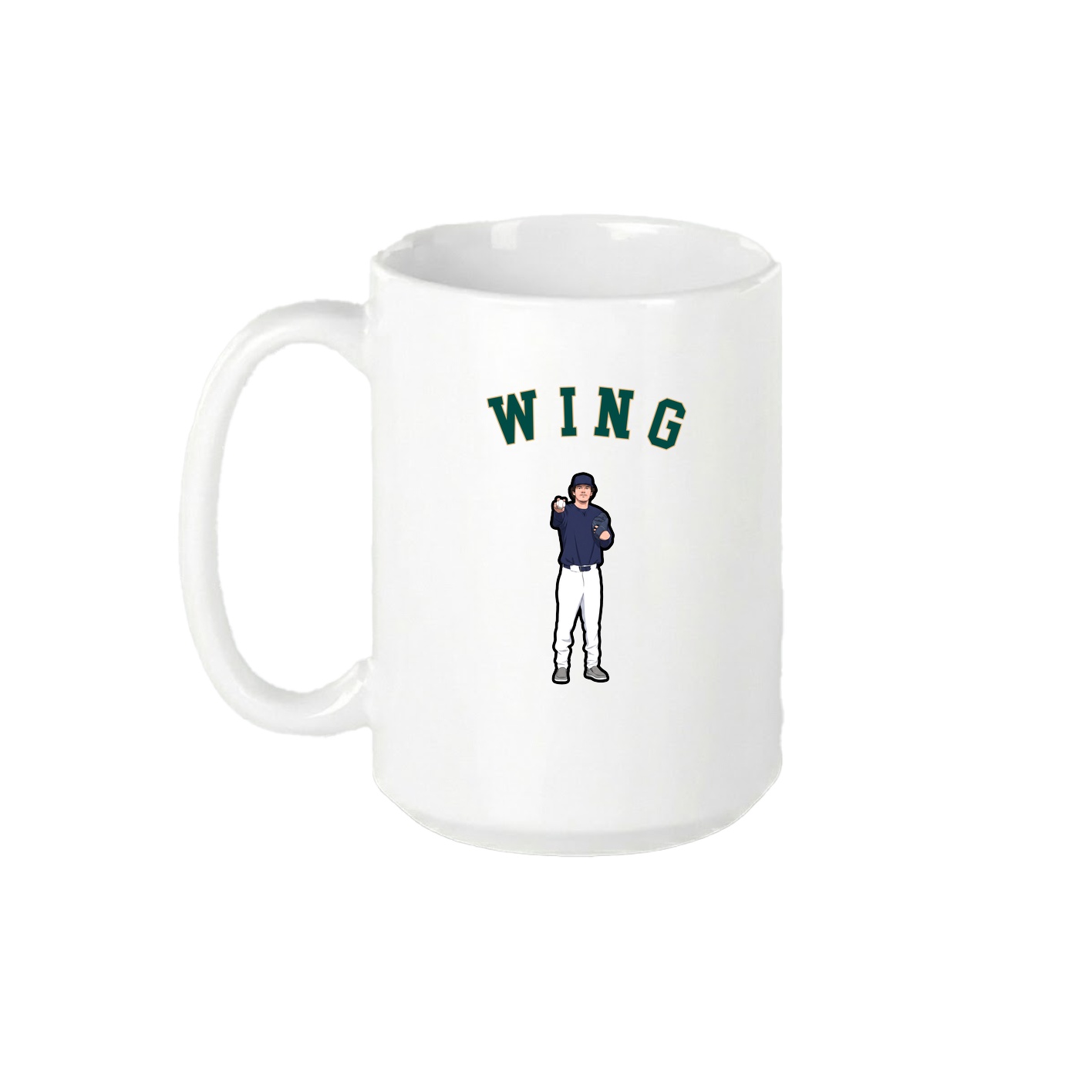 15oz Coffee Mug — Shirsey Arch in White