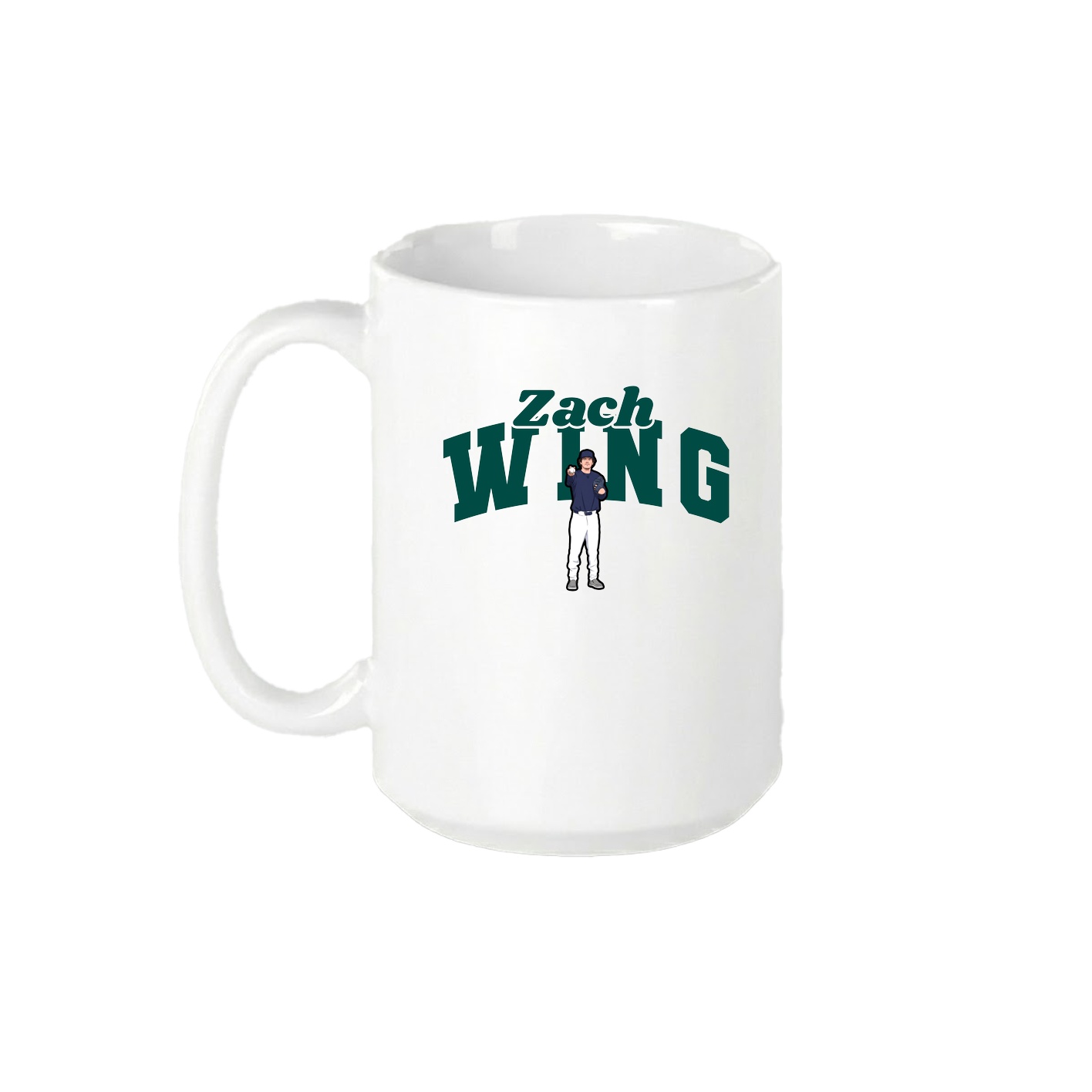 15oz Coffee Mug — Signature Arch in White