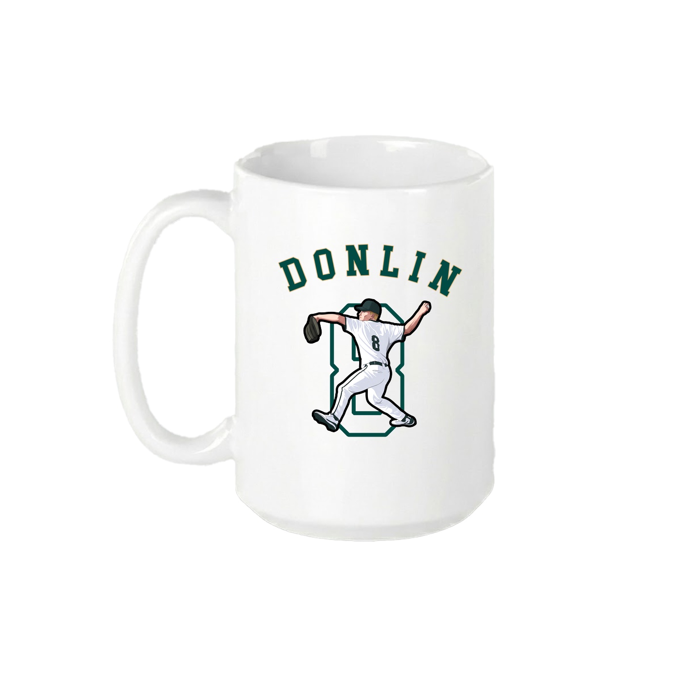 15oz Coffee Mug — Shirsey Arch in White