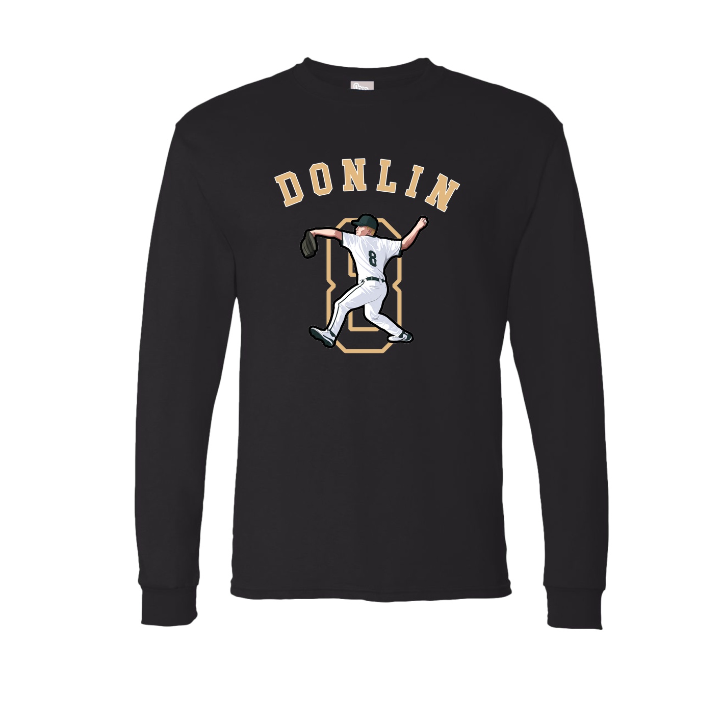 Long Sleeve Tee — Shirsey Arch in Black