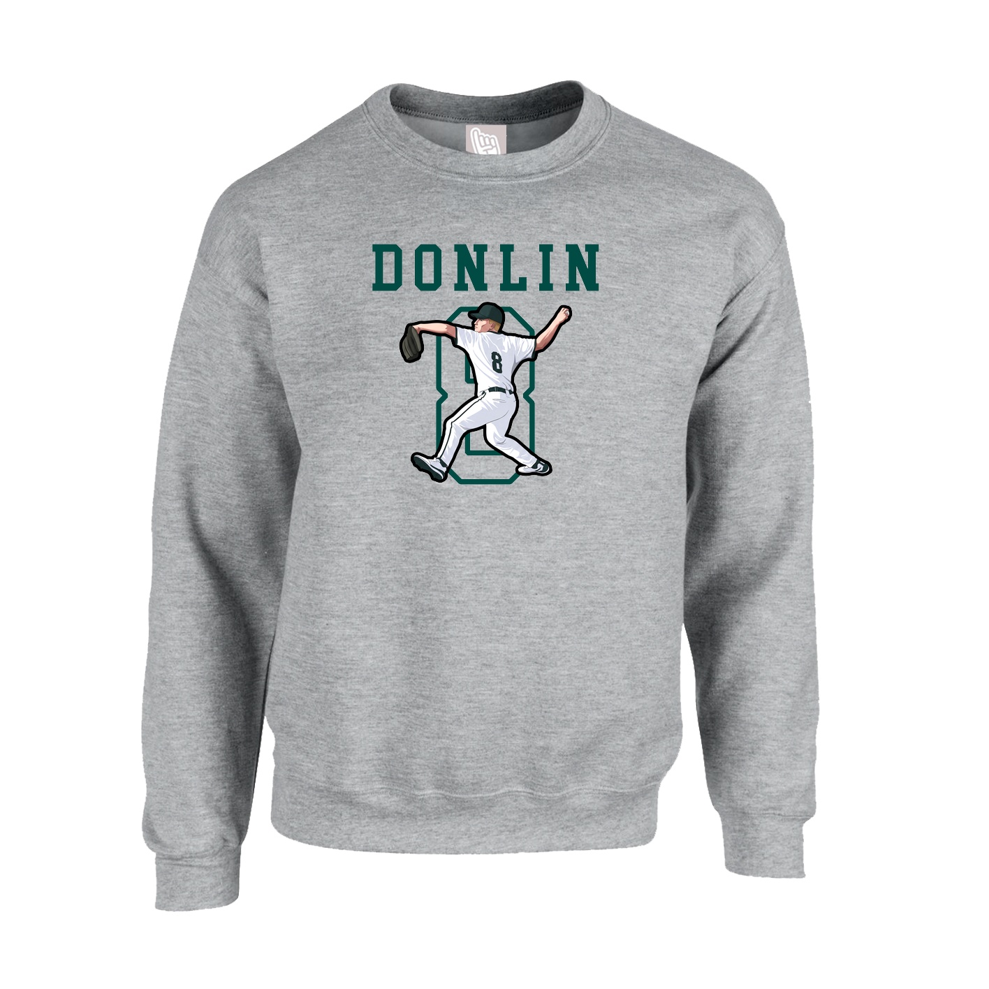 Fleece Crew — Shirsey in Grey