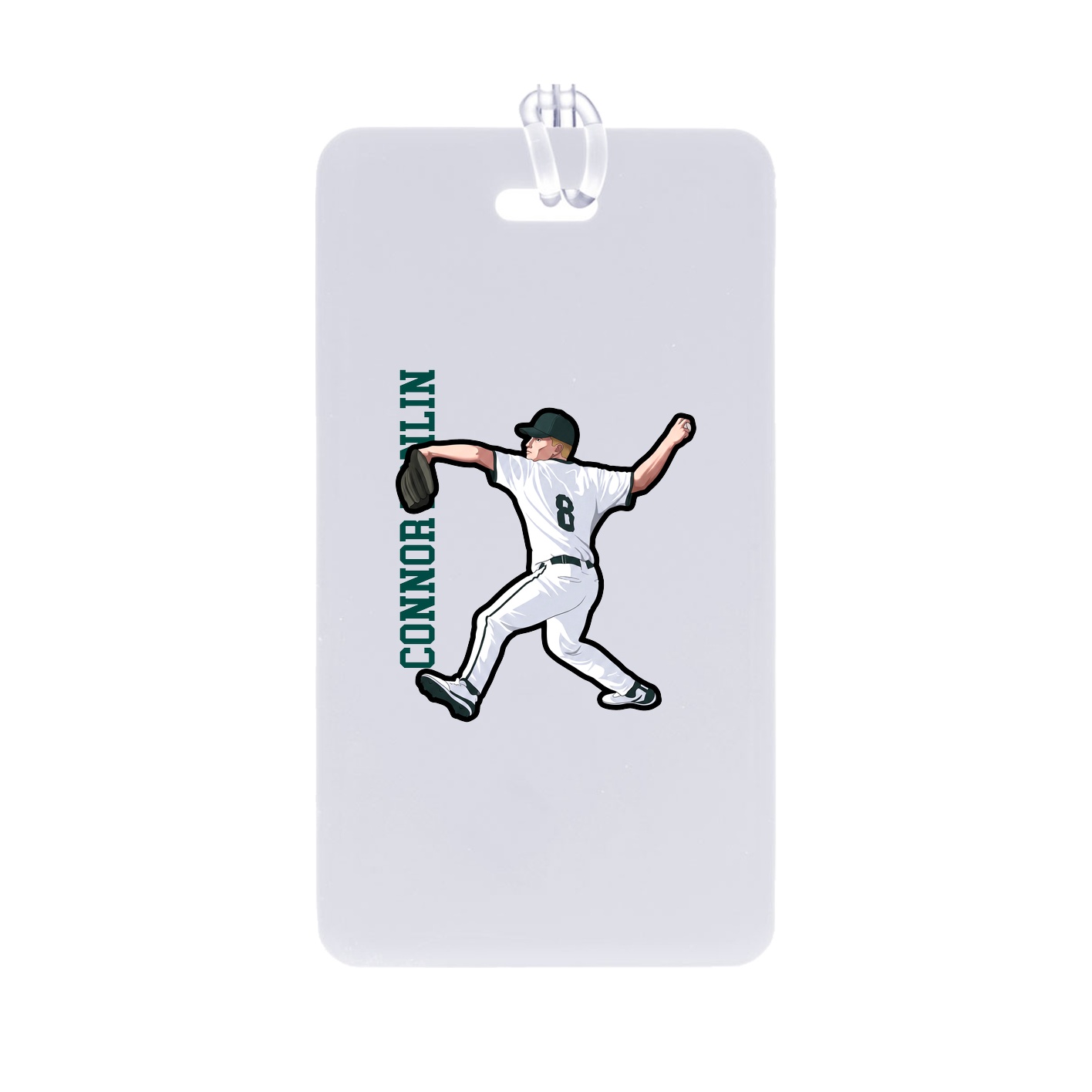 Bag Tag — Name Vertical in Classic