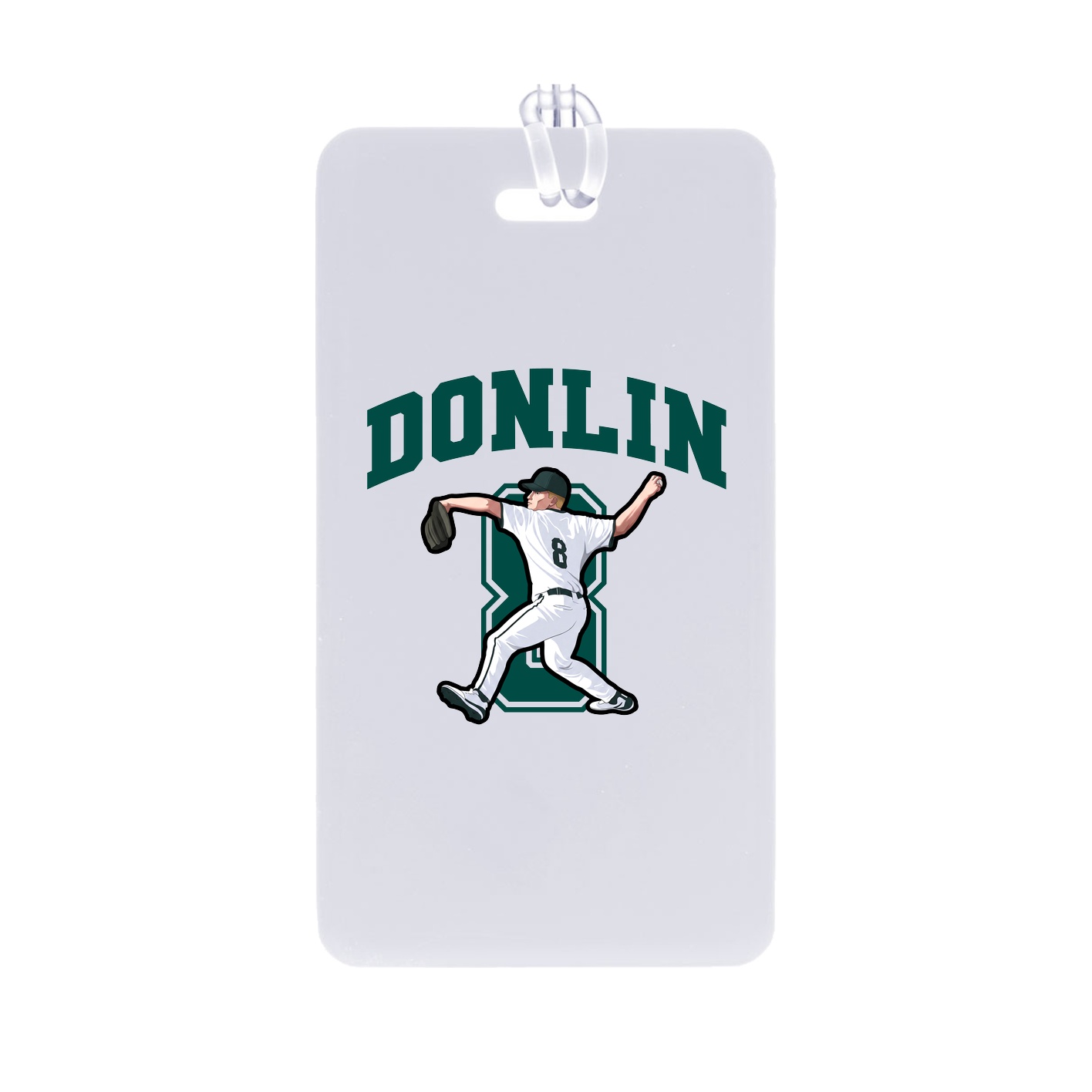 Bag Tag — Number in Classic