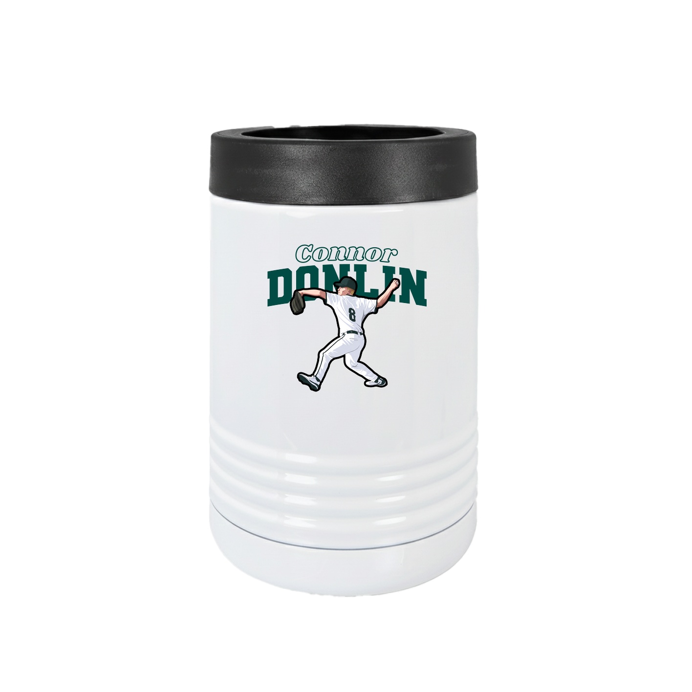 Beverage Holder — Name Arch in White