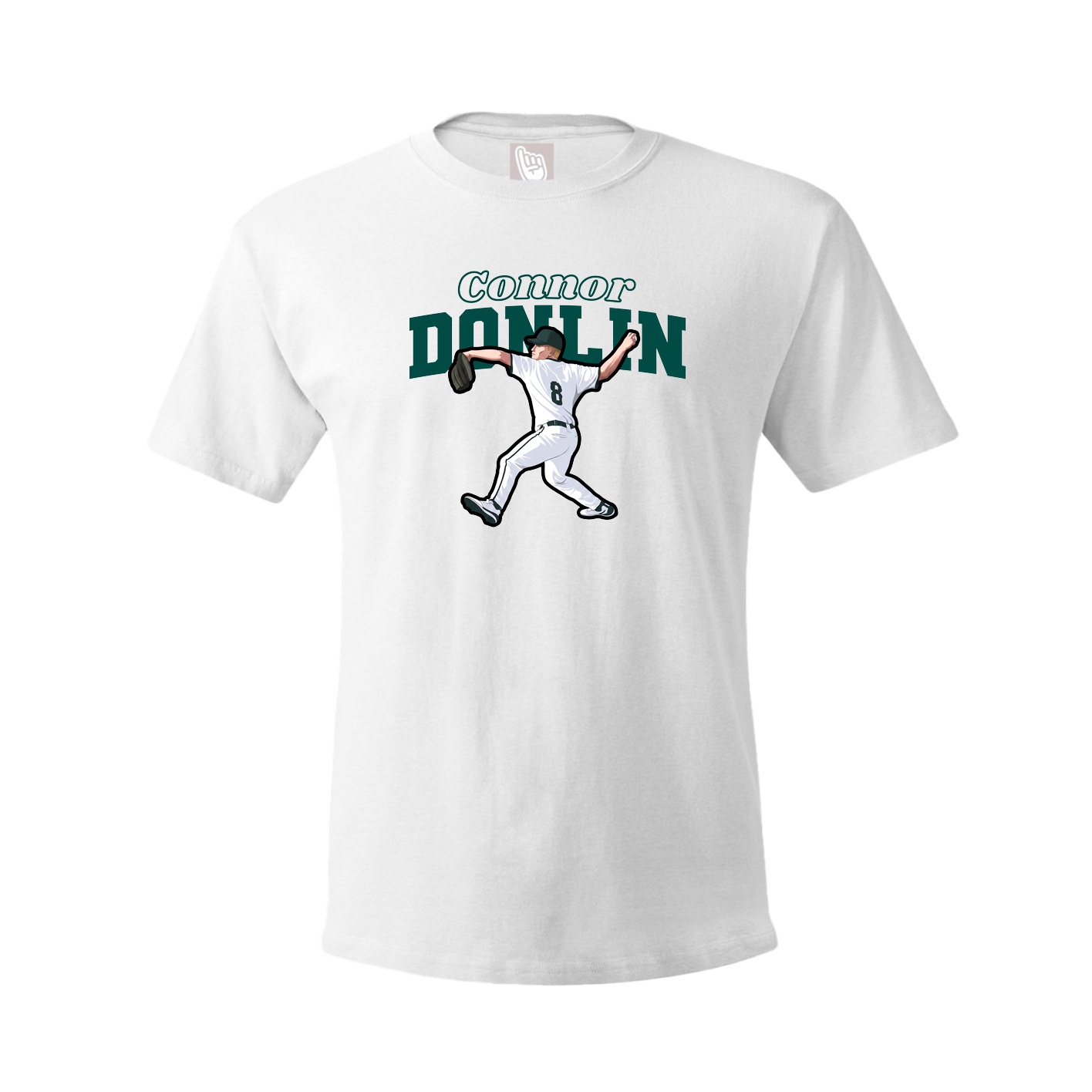 Tee — Name Arch in White