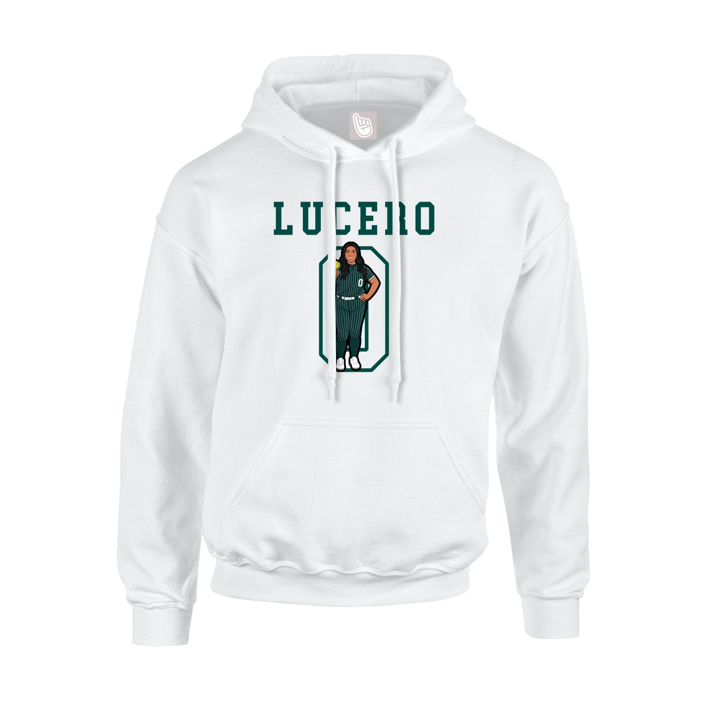 Hoodie — Shirsey in White