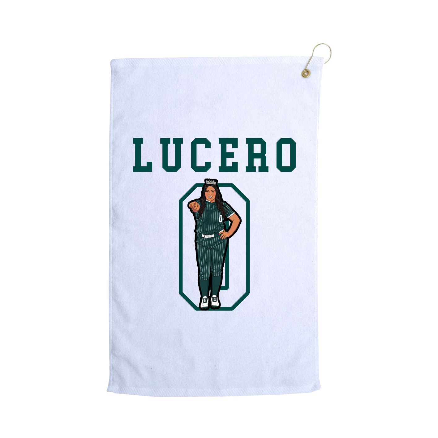Golf Towel — Shirsey in White