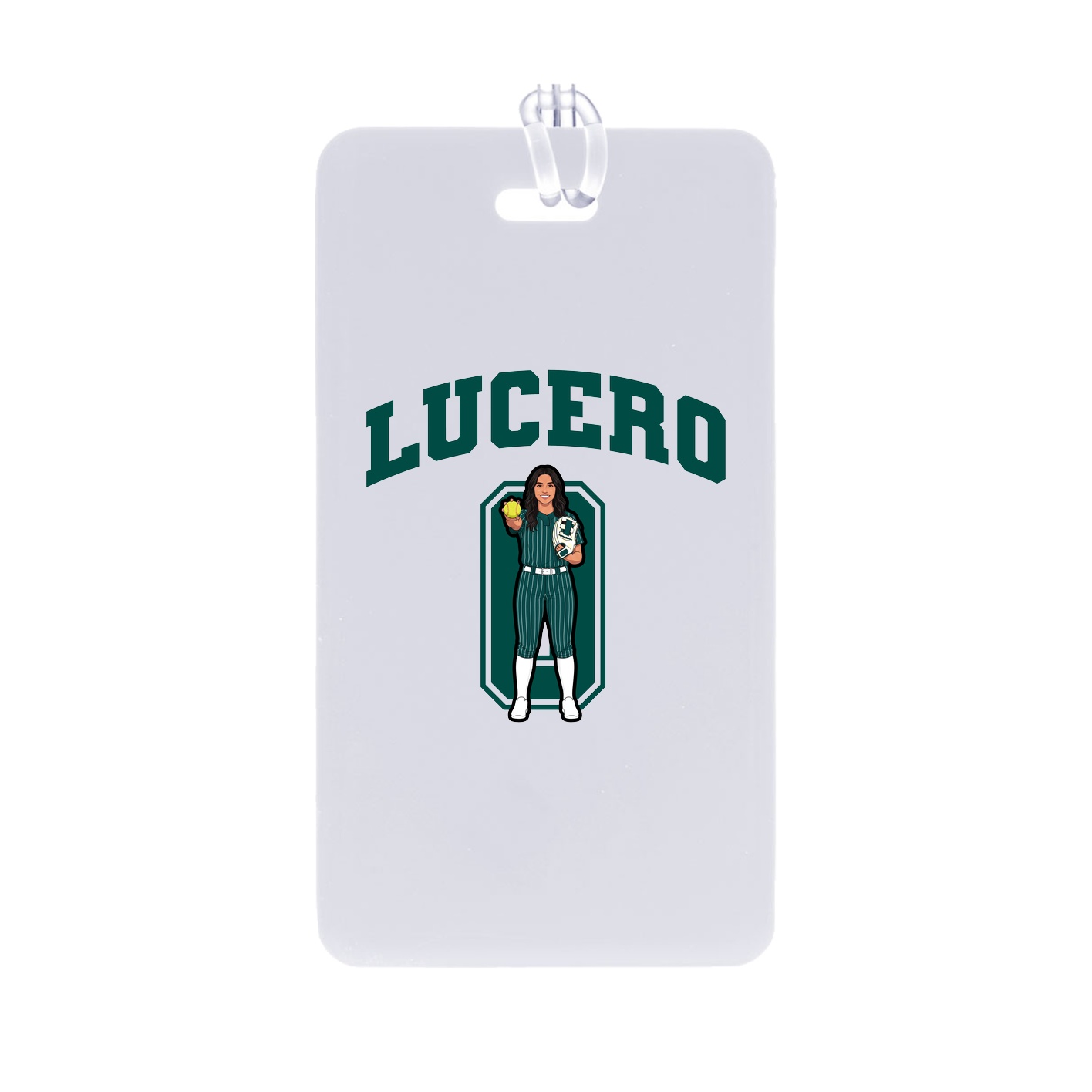 Bag Tag — Number in Classic