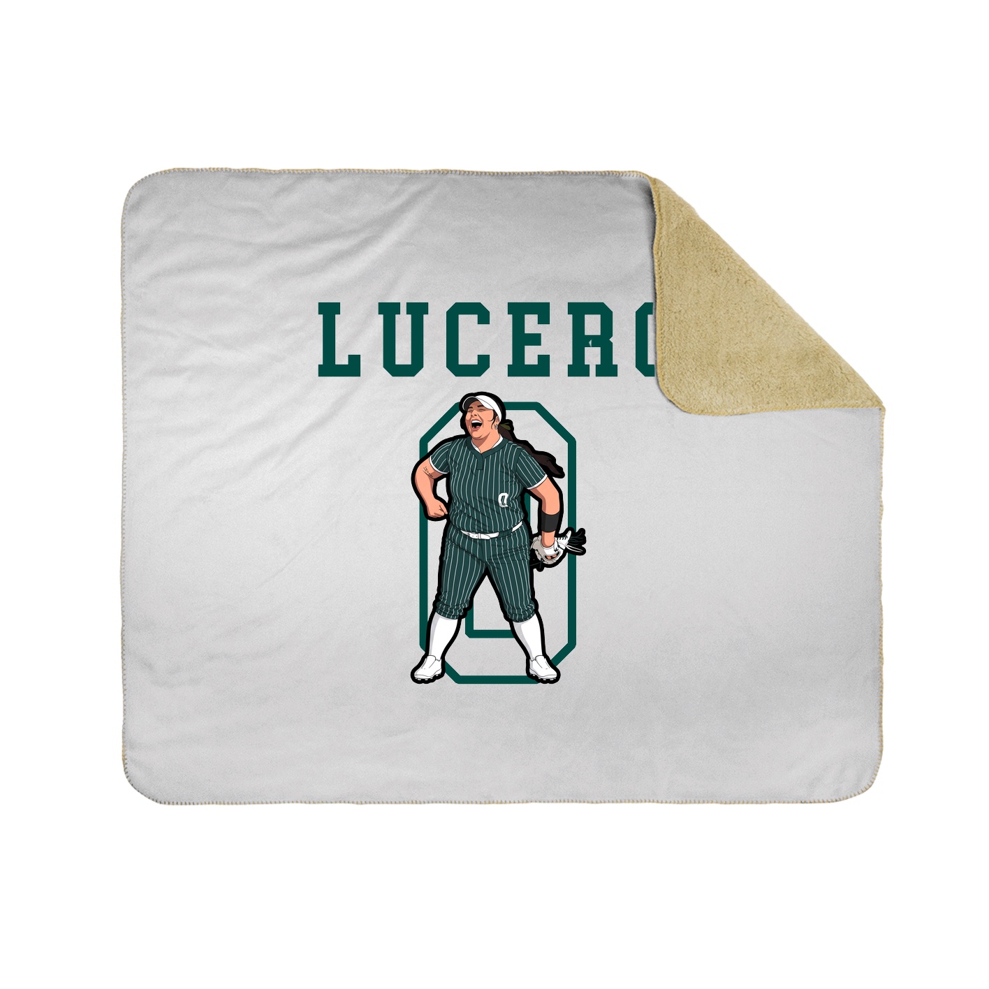 Throw Blanket — Shirsey in White