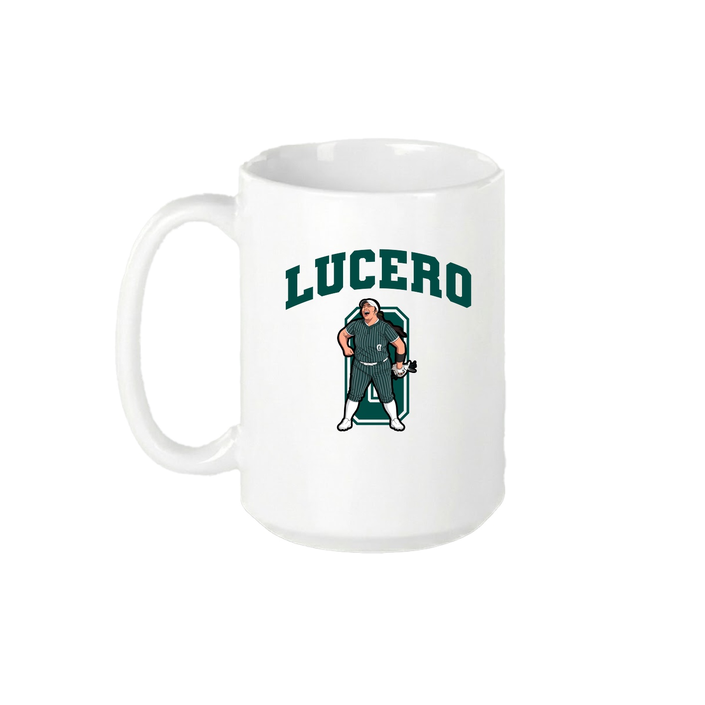 15oz Coffee Mug — Number in White