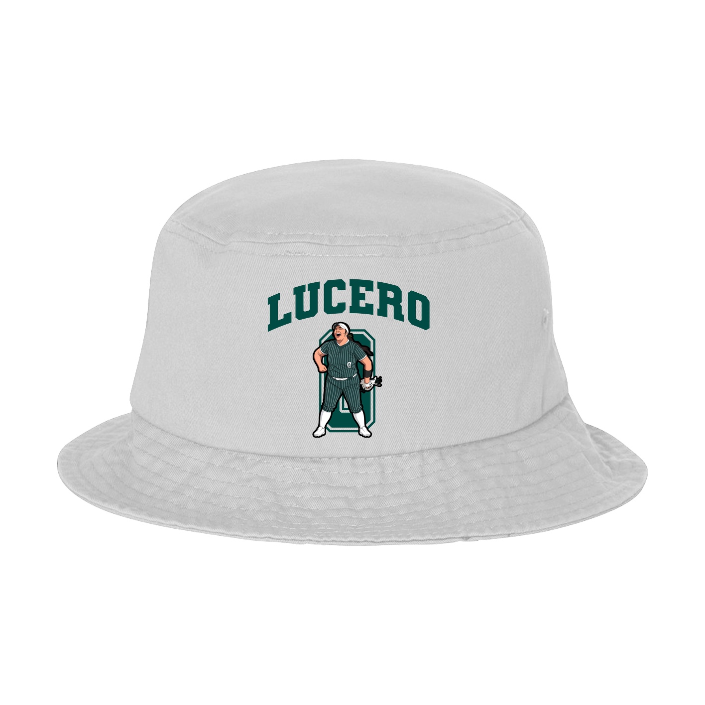 Bucket Cap — Number in White