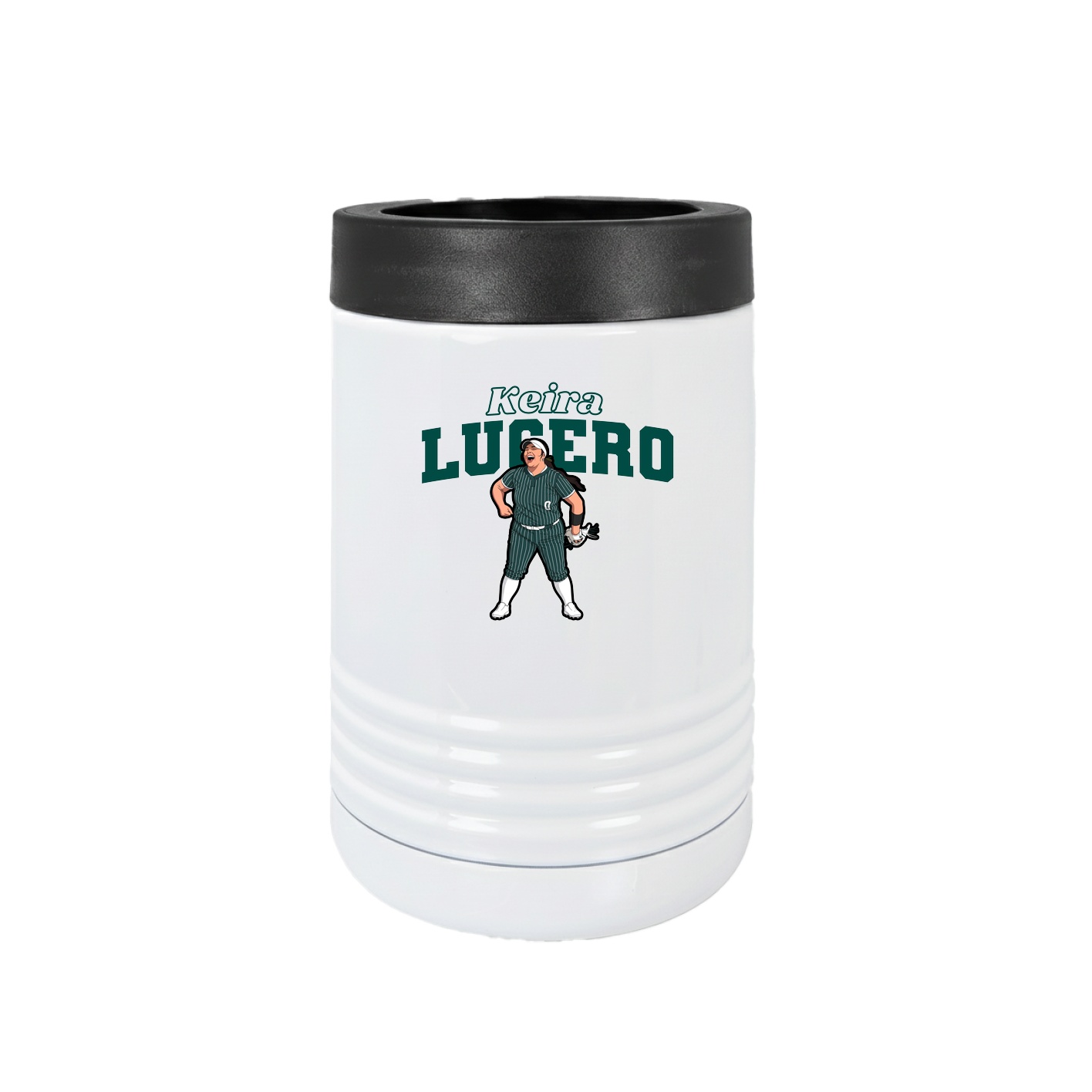 Beverage Holder — Name Arch in White
