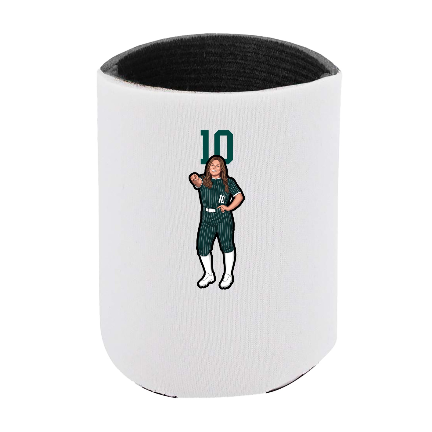 Can Holder — Number Top in White