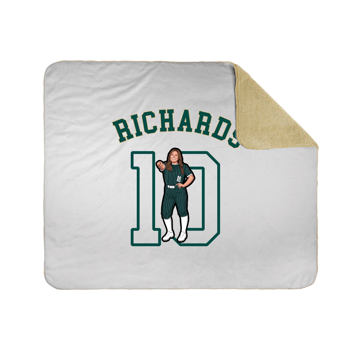 Throw Blanket — Shirsey Arch in White
