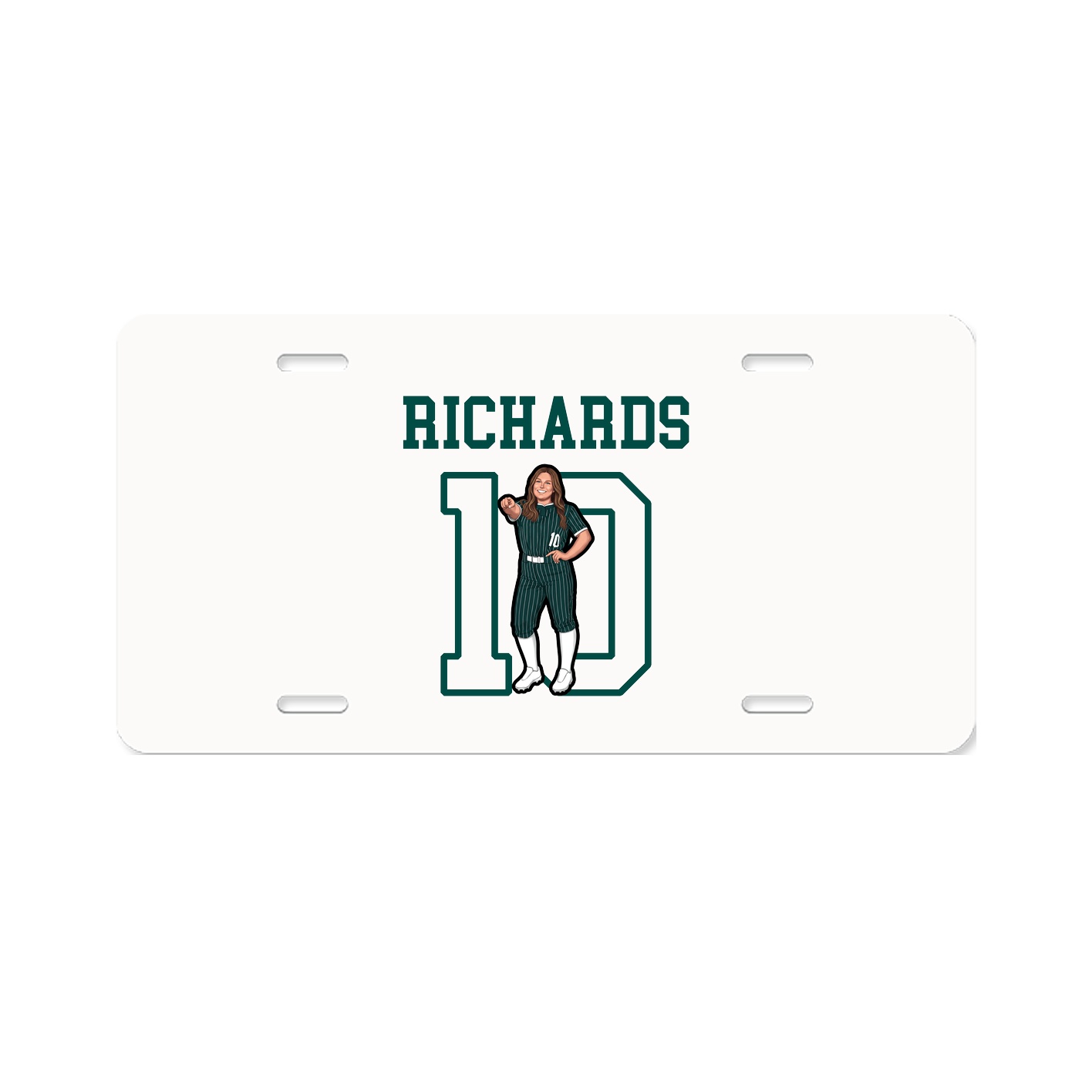 License Plate — Shirsey in Classic