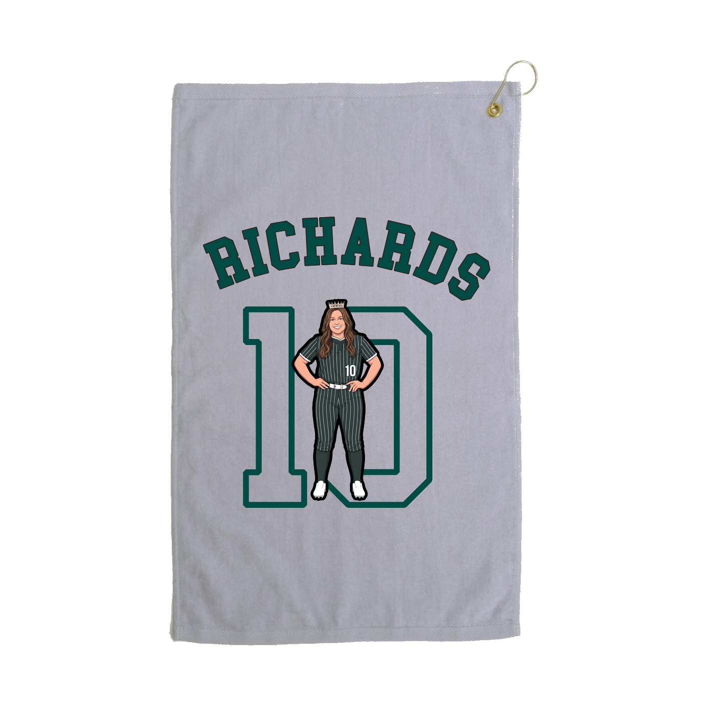 Golf Towel — Shirsey Arch in Grey