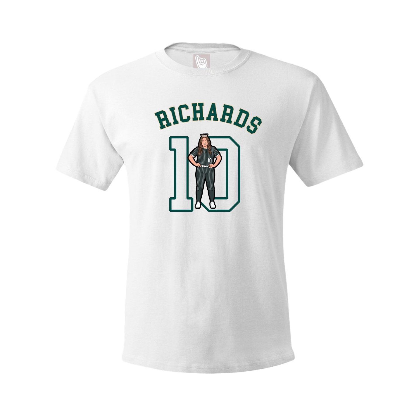 Youth Tee — Shirsey Arch in White