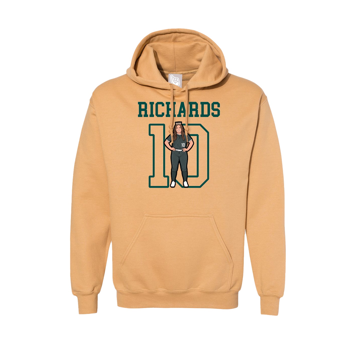 Hoodie — Shirsey in Vegas Gold