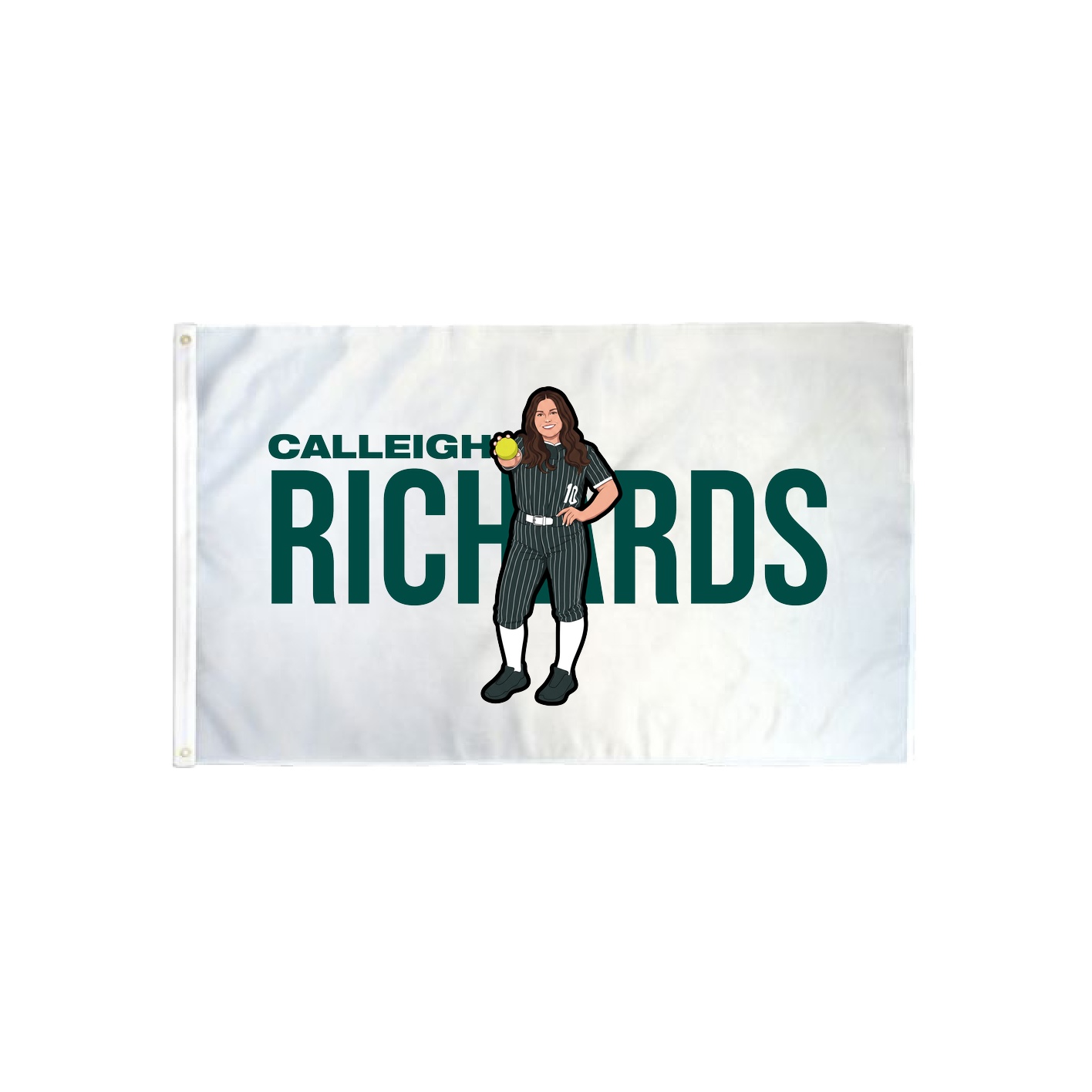 3x5 Flag — Player Name in Classic