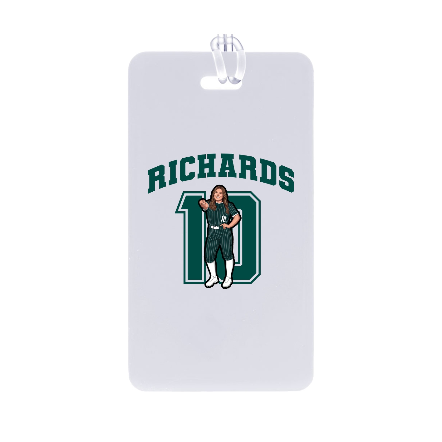 Bag Tag — Number in Classic