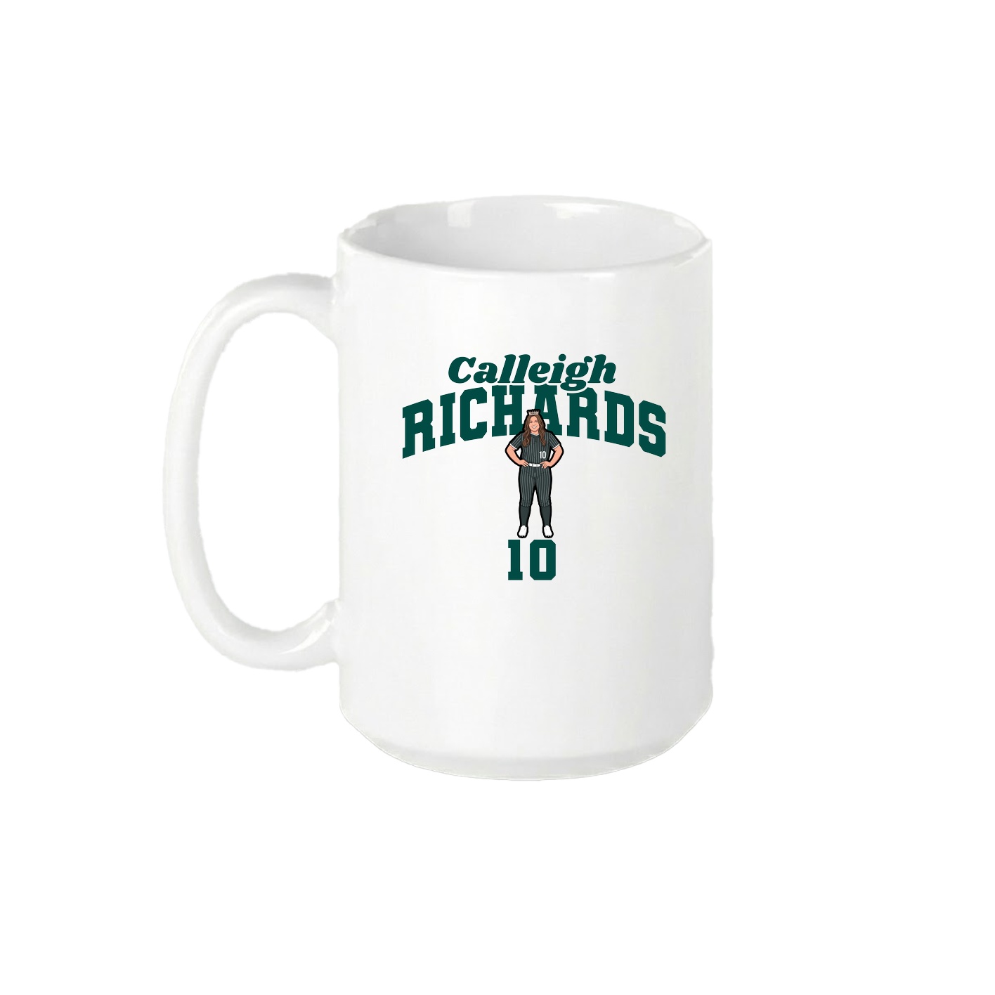 15oz Coffee Mug — Signature Arch in White