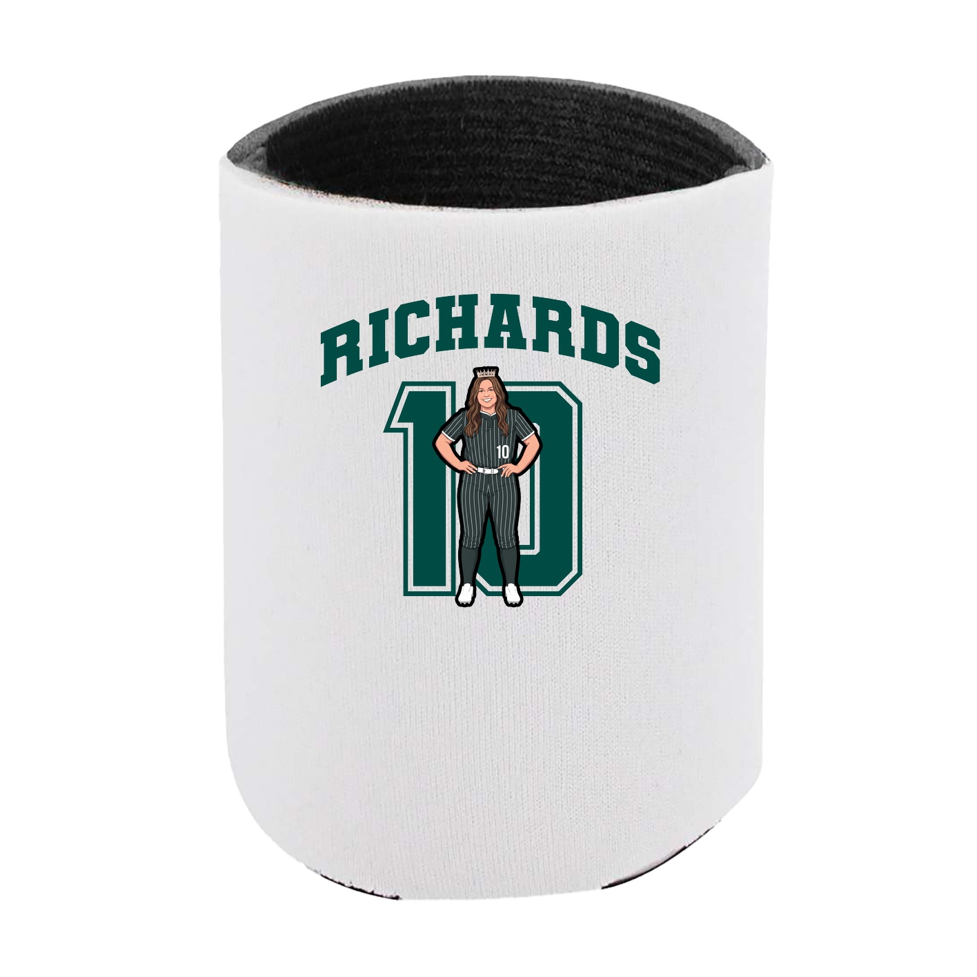 Can Holder — Number in White