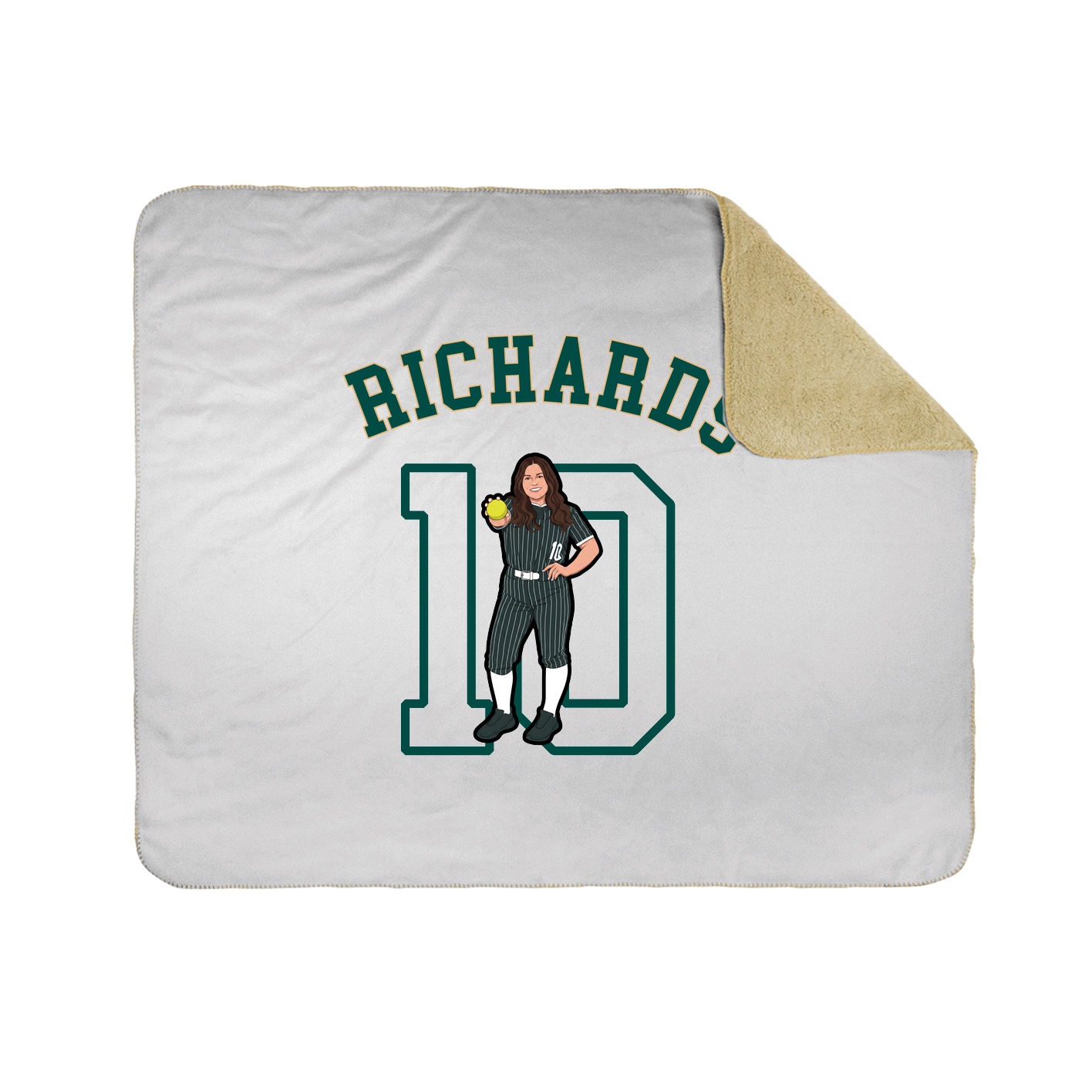Throw Blanket — Shirsey Arch in White