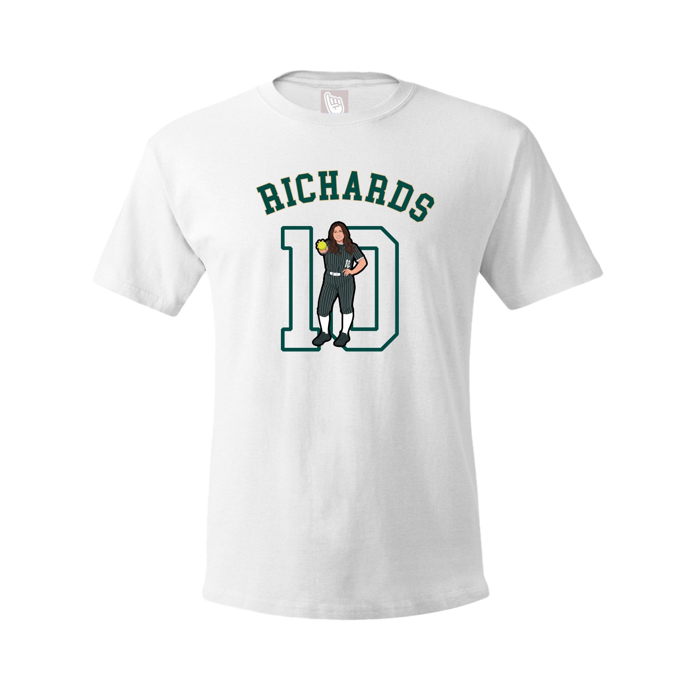 Tee — Shirsey Arch in White
