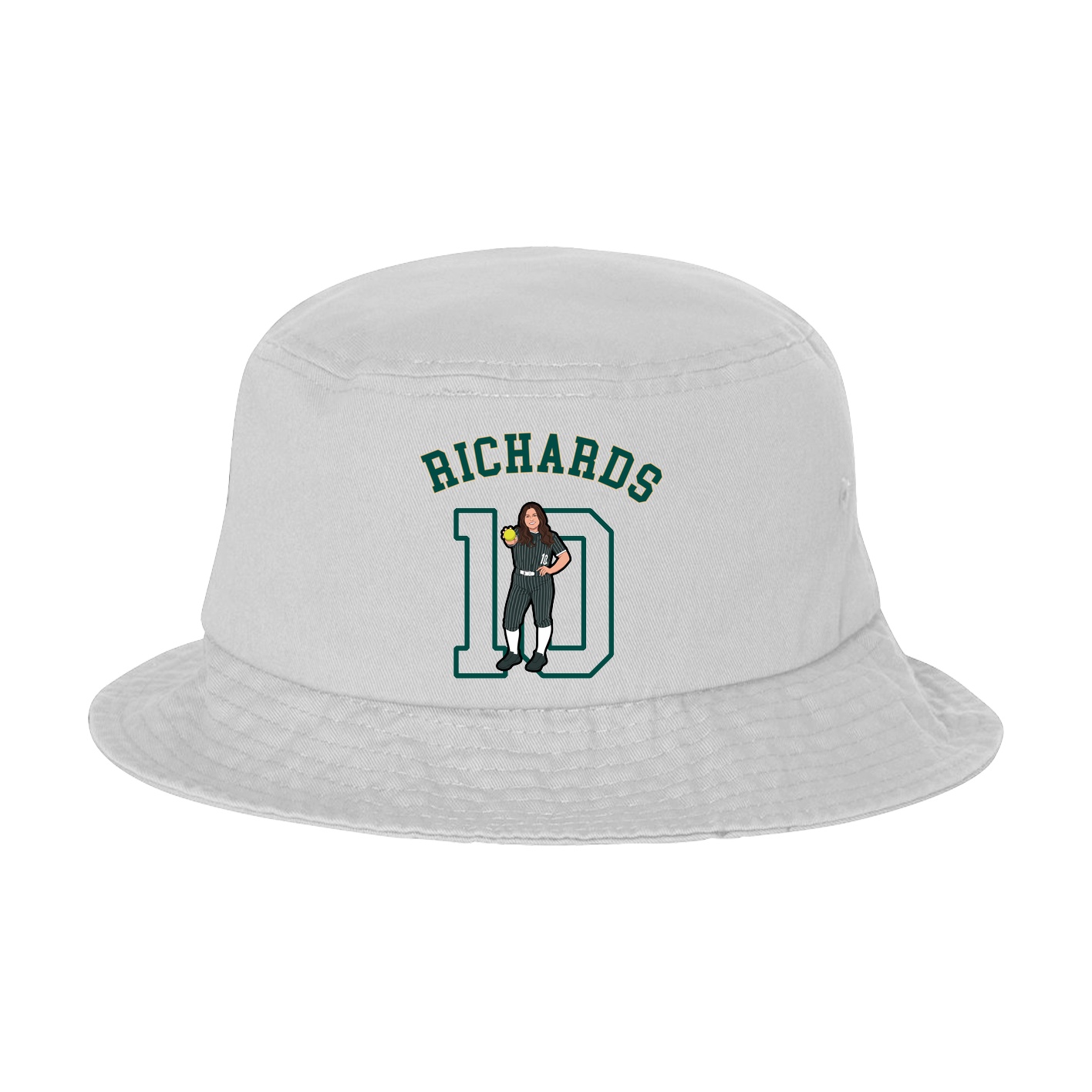Bucket Cap — Shirsey Arch in White