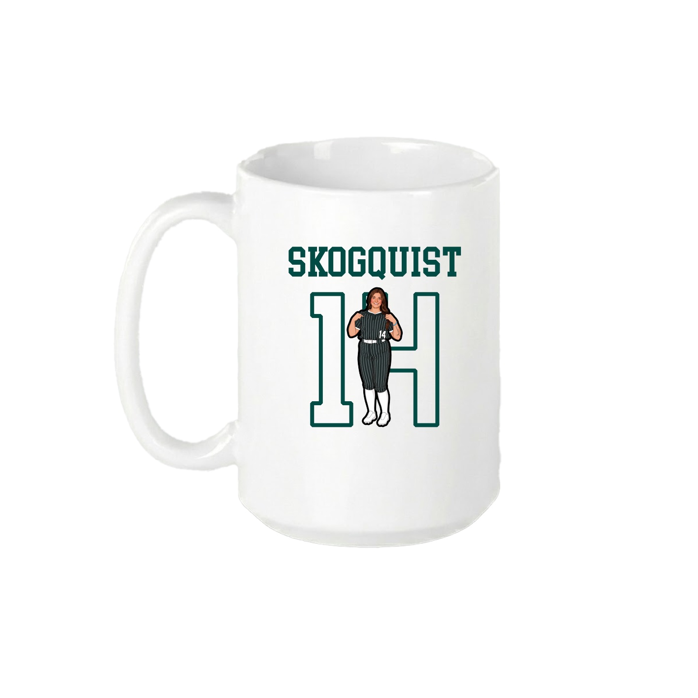 15oz Coffee Mug — Shirsey in White