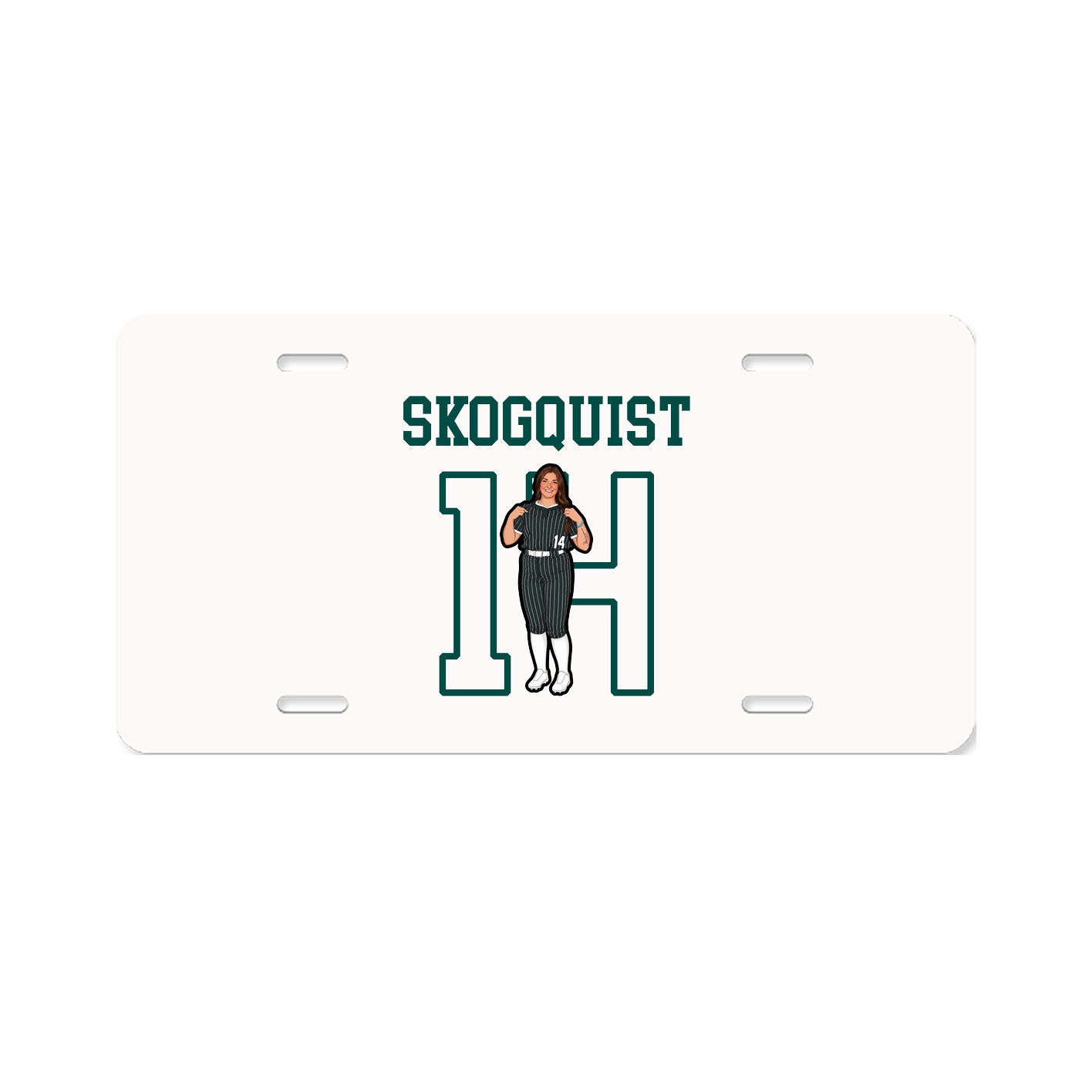 License Plate — Shirsey in Classic