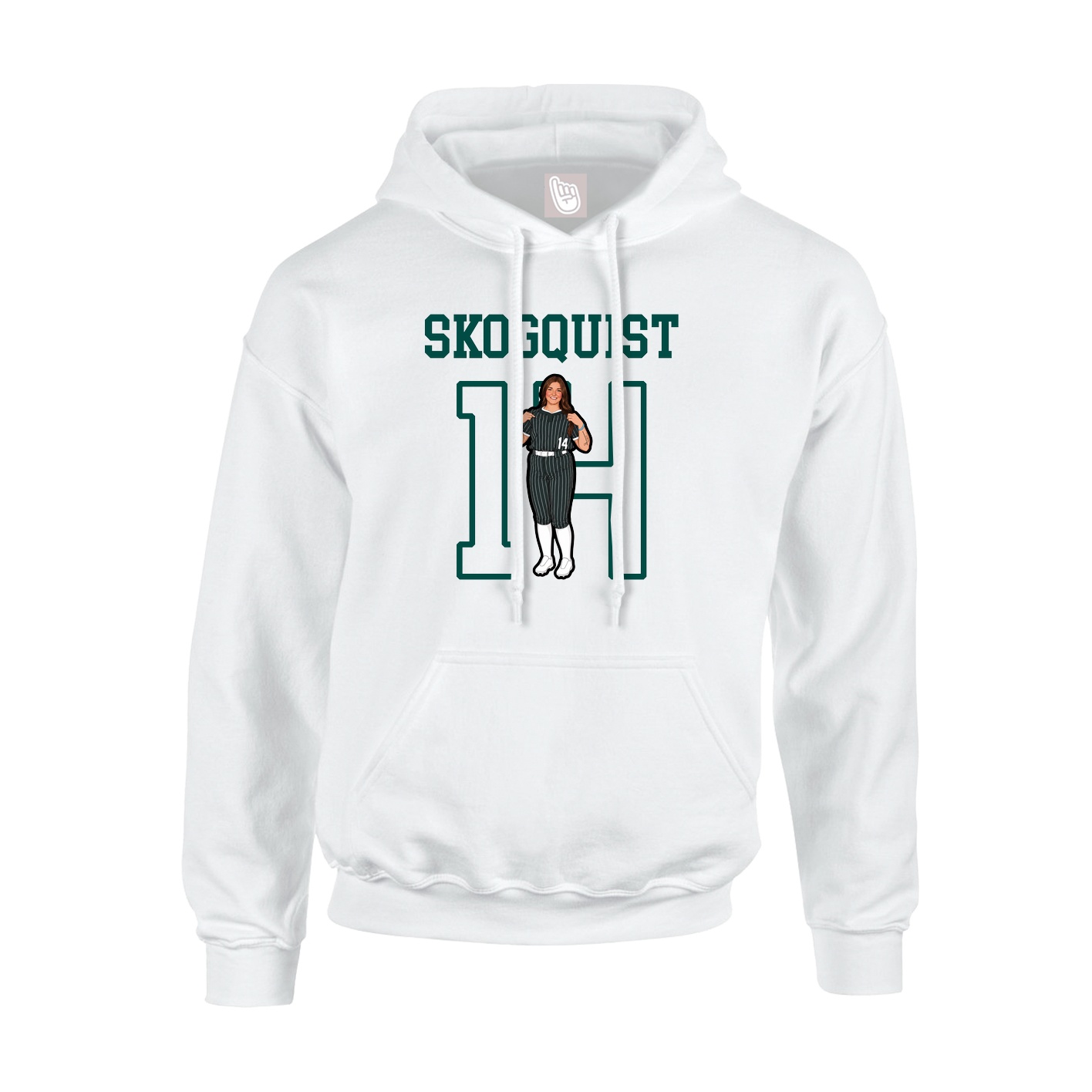 Youth Hoodie — Shirsey in White