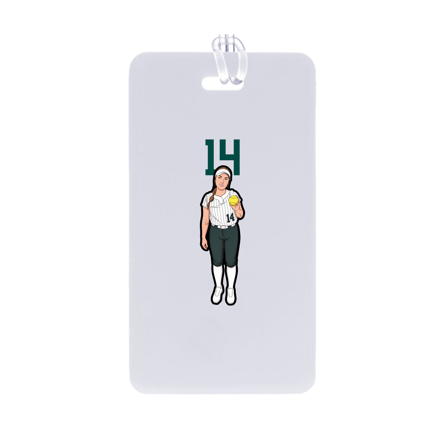 Bag Tag — Number Top in Classic