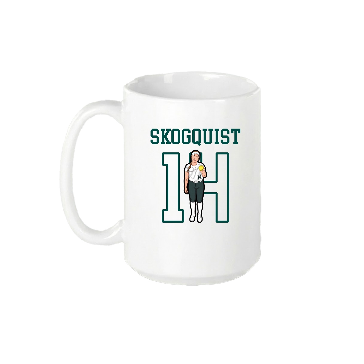15oz Coffee Mug — Shirsey in White