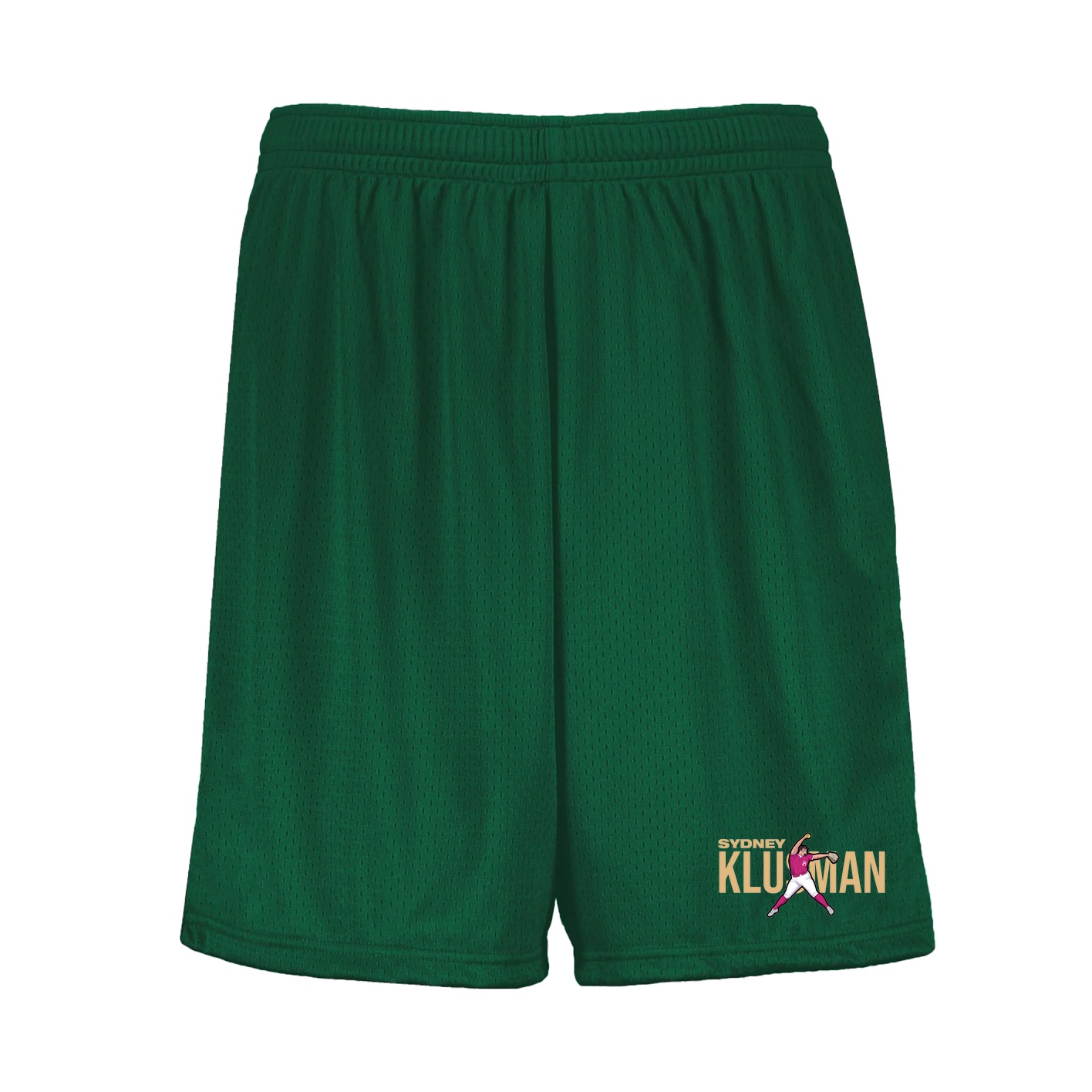 Shorts — Player Name in Green