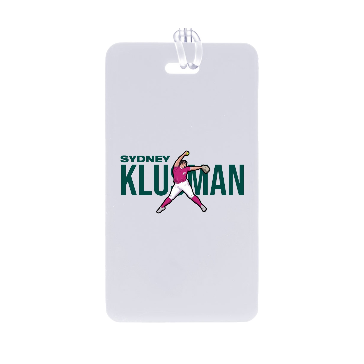 Bag Tag — Player Name in Classic