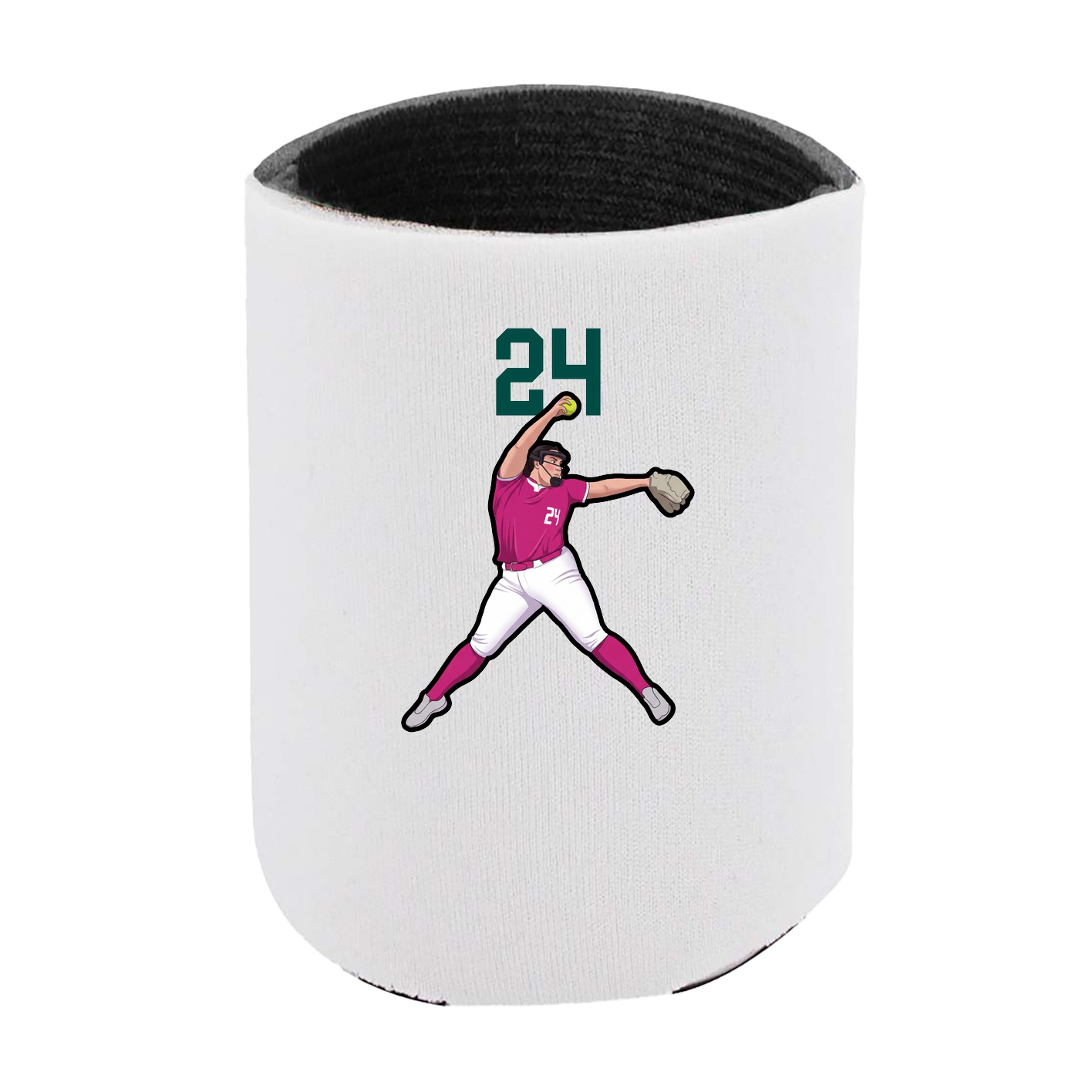Can Holder — Number Top in White