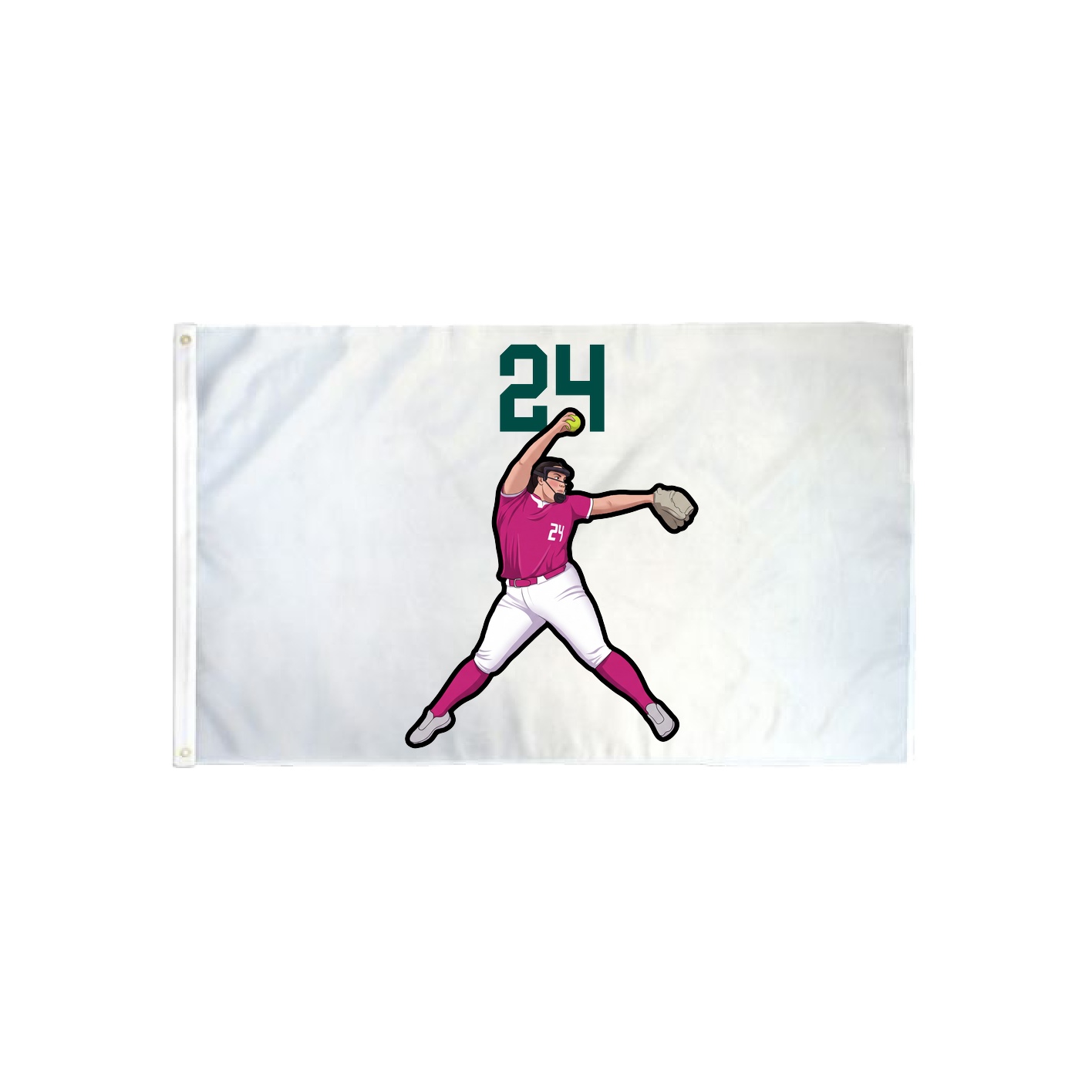 3x5 Flag — Number Top in Classic