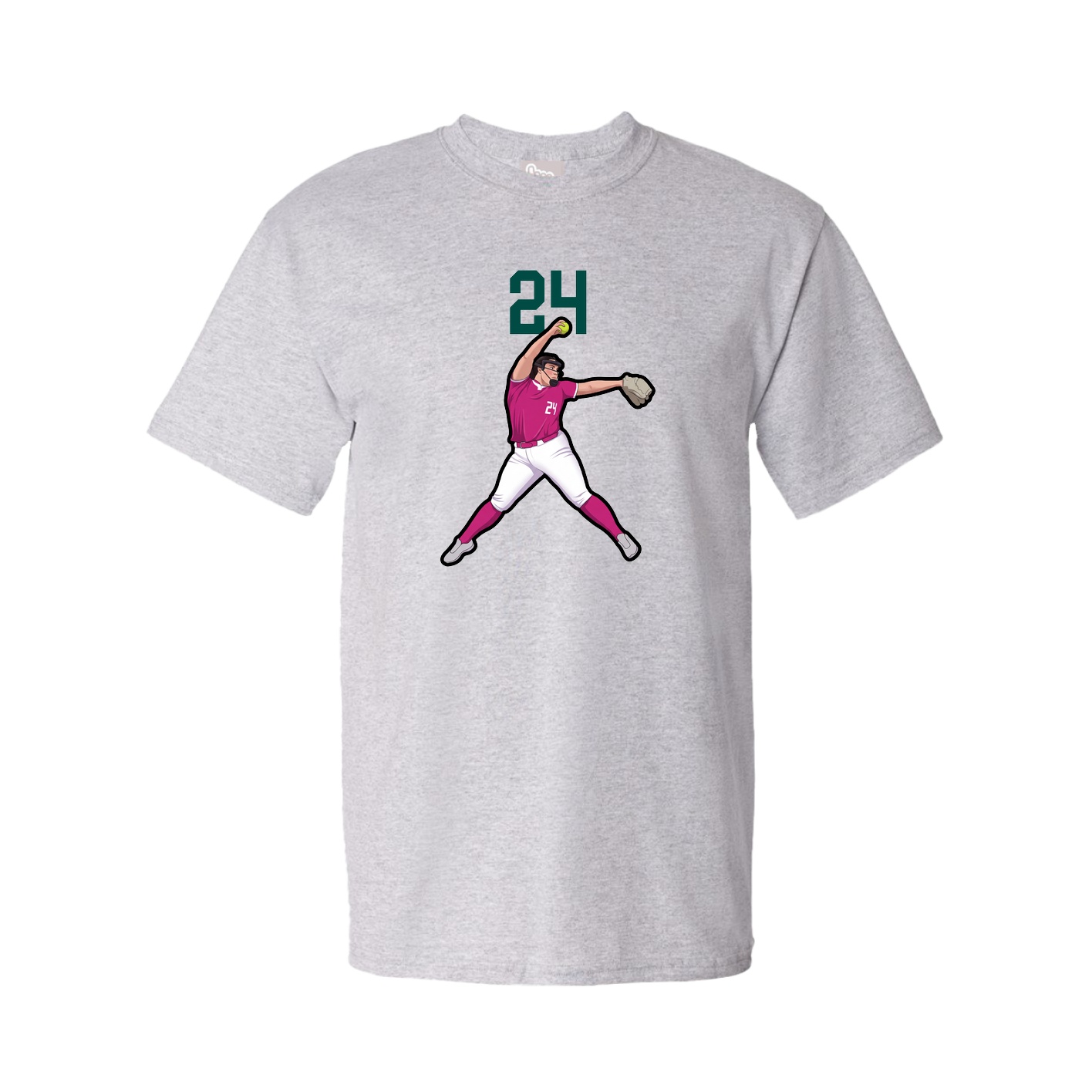 Tee — Number Top in Grey