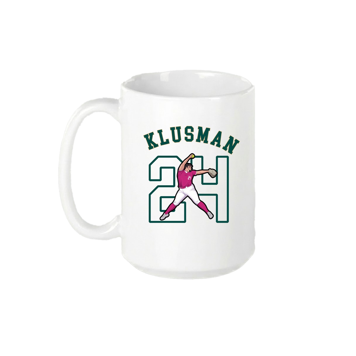 15oz Coffee Mug — Shirsey Arch in White