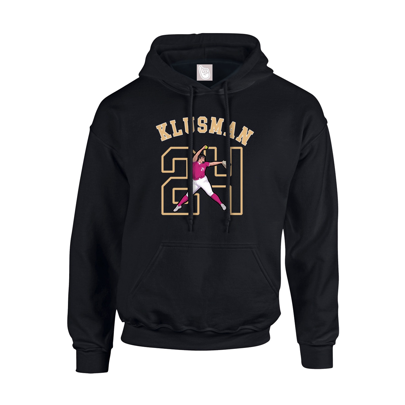 Youth Hoodie — Shirsey Arch in Black
