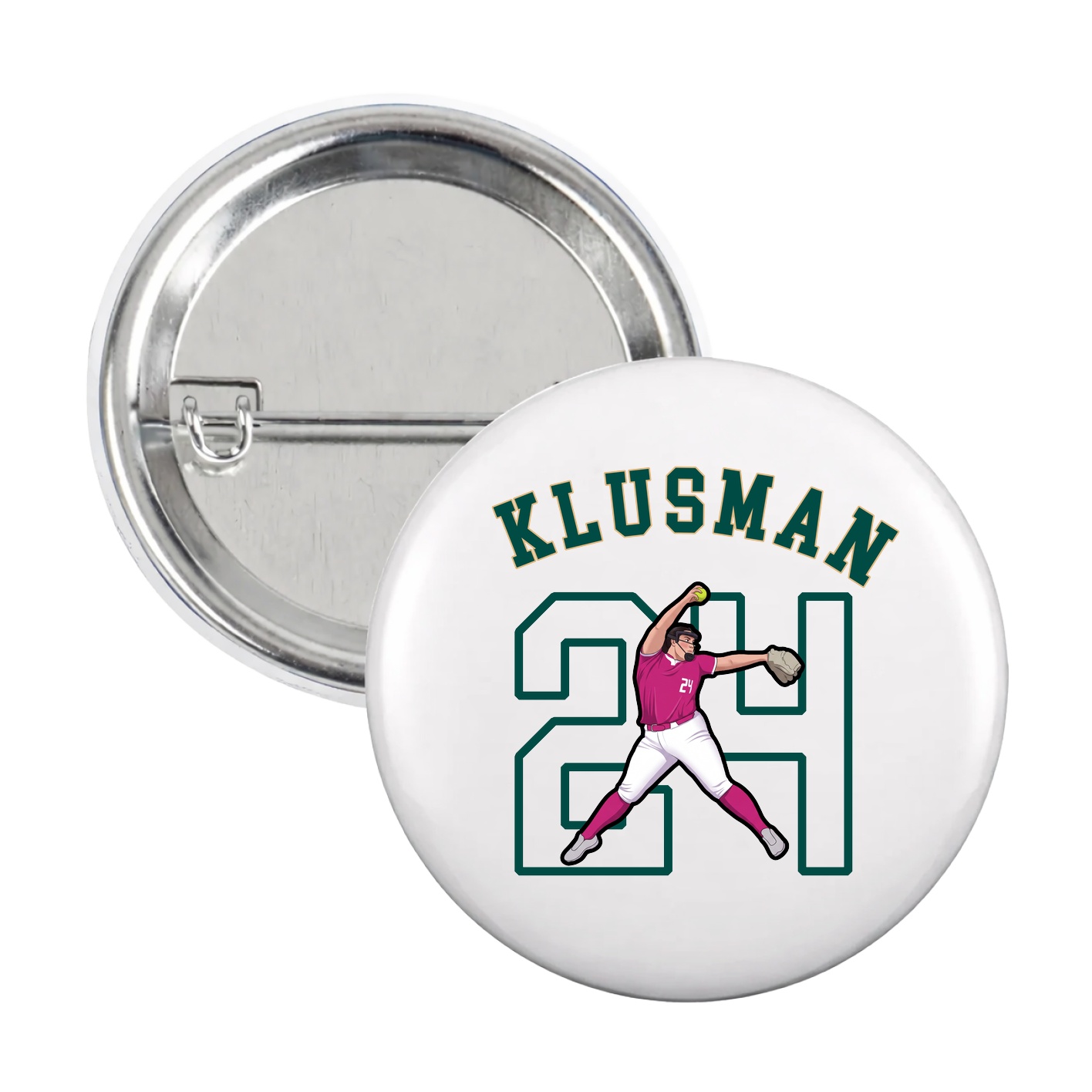Game Day Button — Shirsey Arch in White