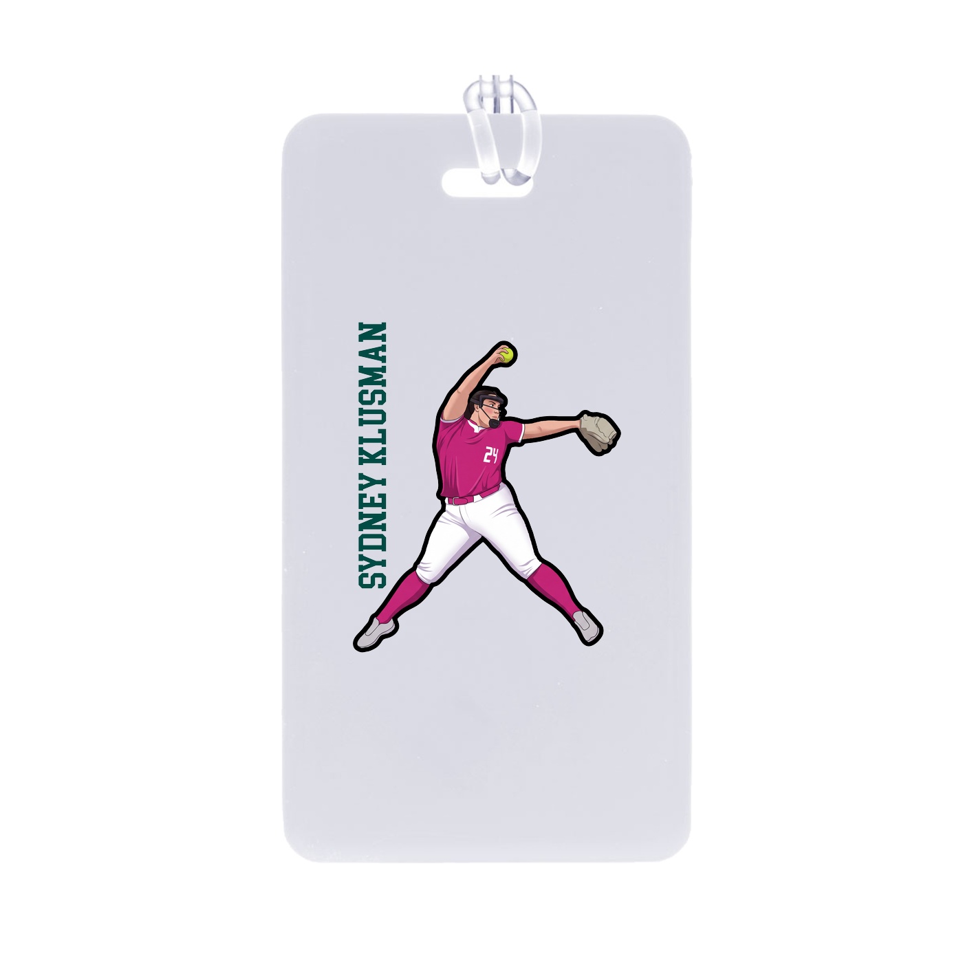 Bag Tag — Name Vertical in Classic