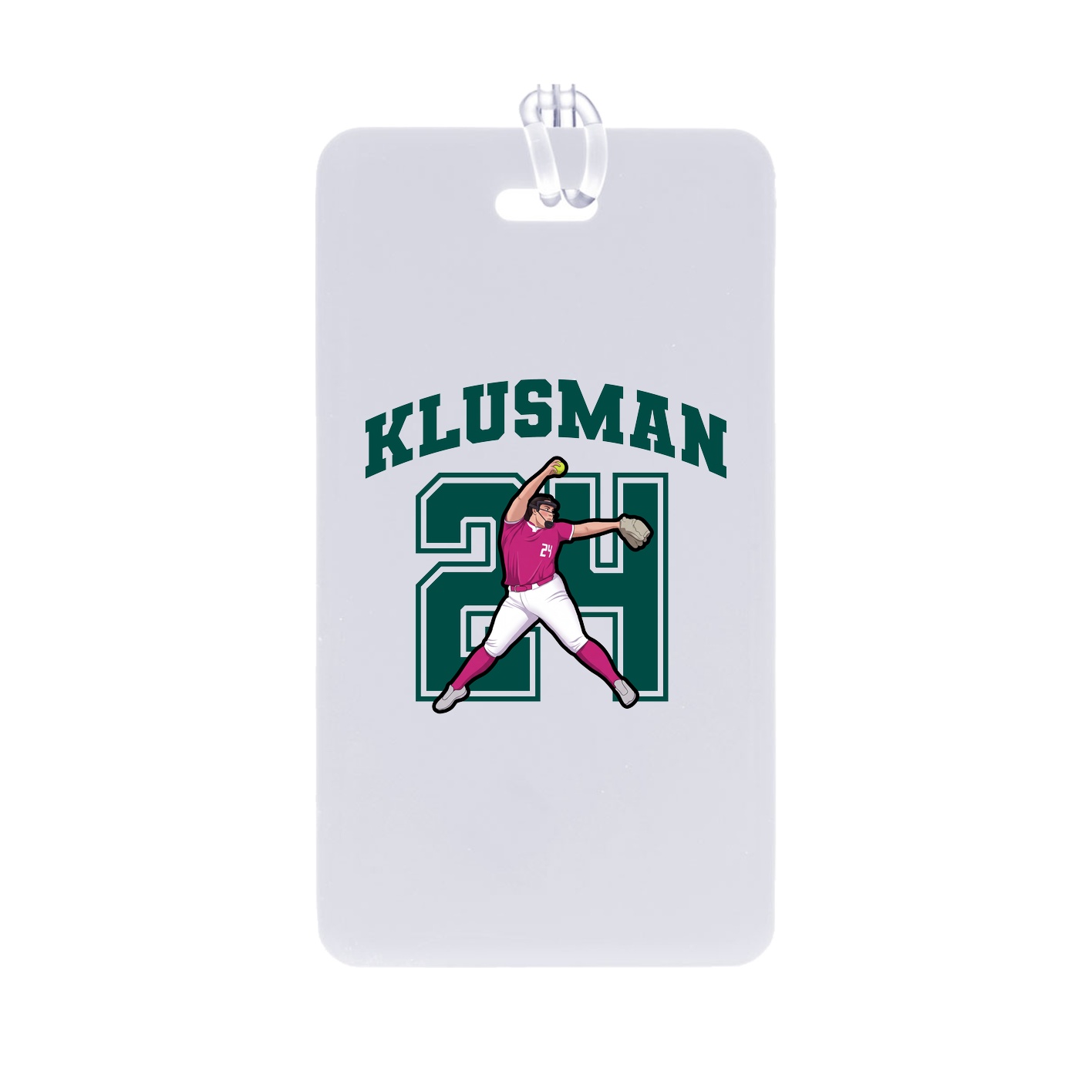 Bag Tag — Number in Classic