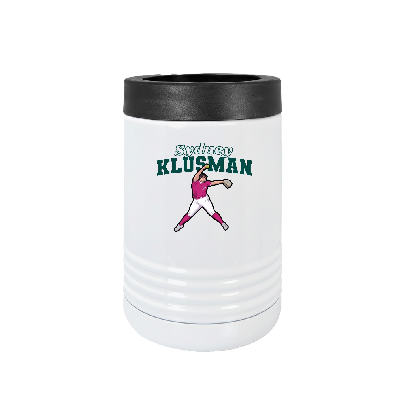 Beverage Holder — Name Arch in White