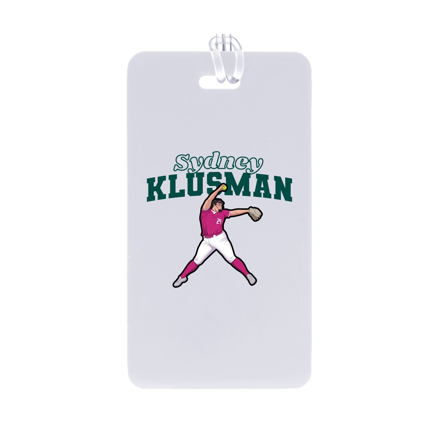 Bag Tag — Name Arch in Classic