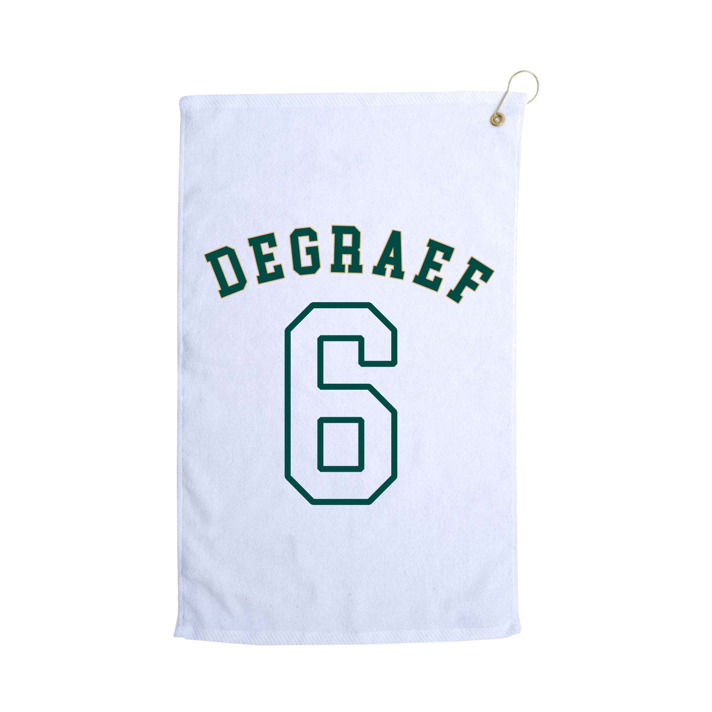 Golf Towel — Shirsey Arch in White