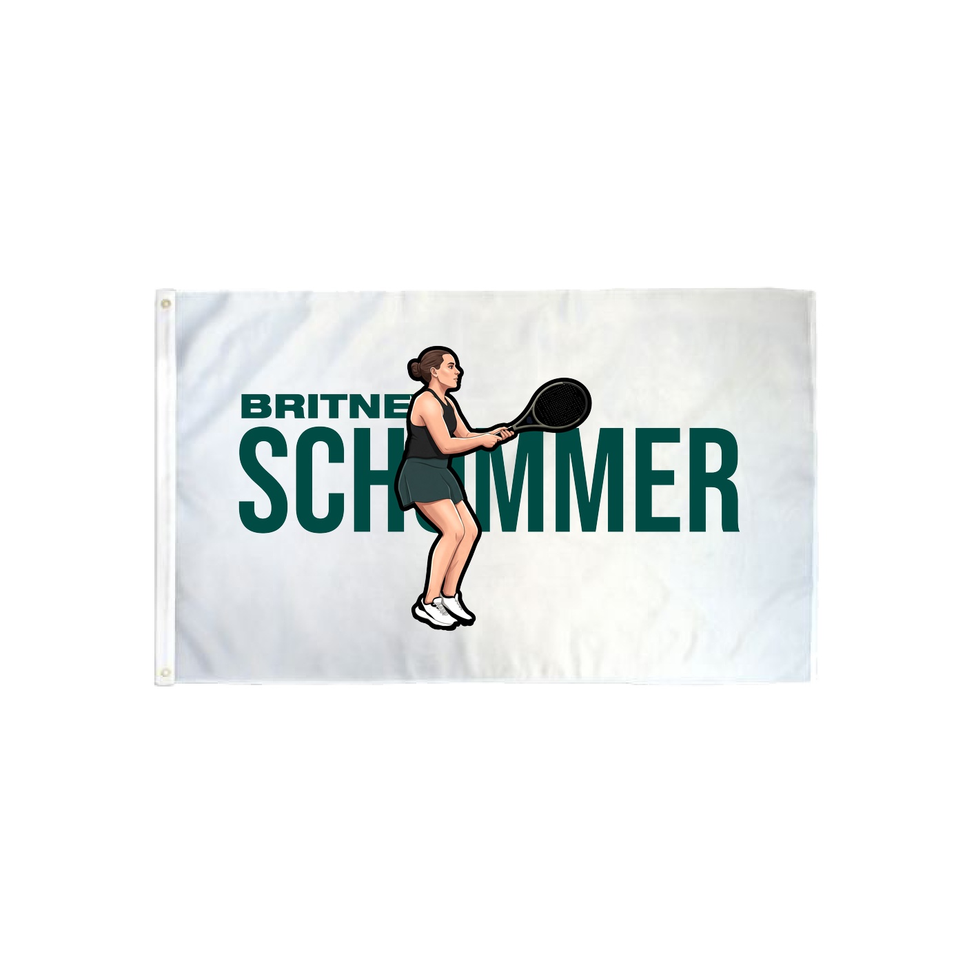 3x5 Flag — Player Name in Classic