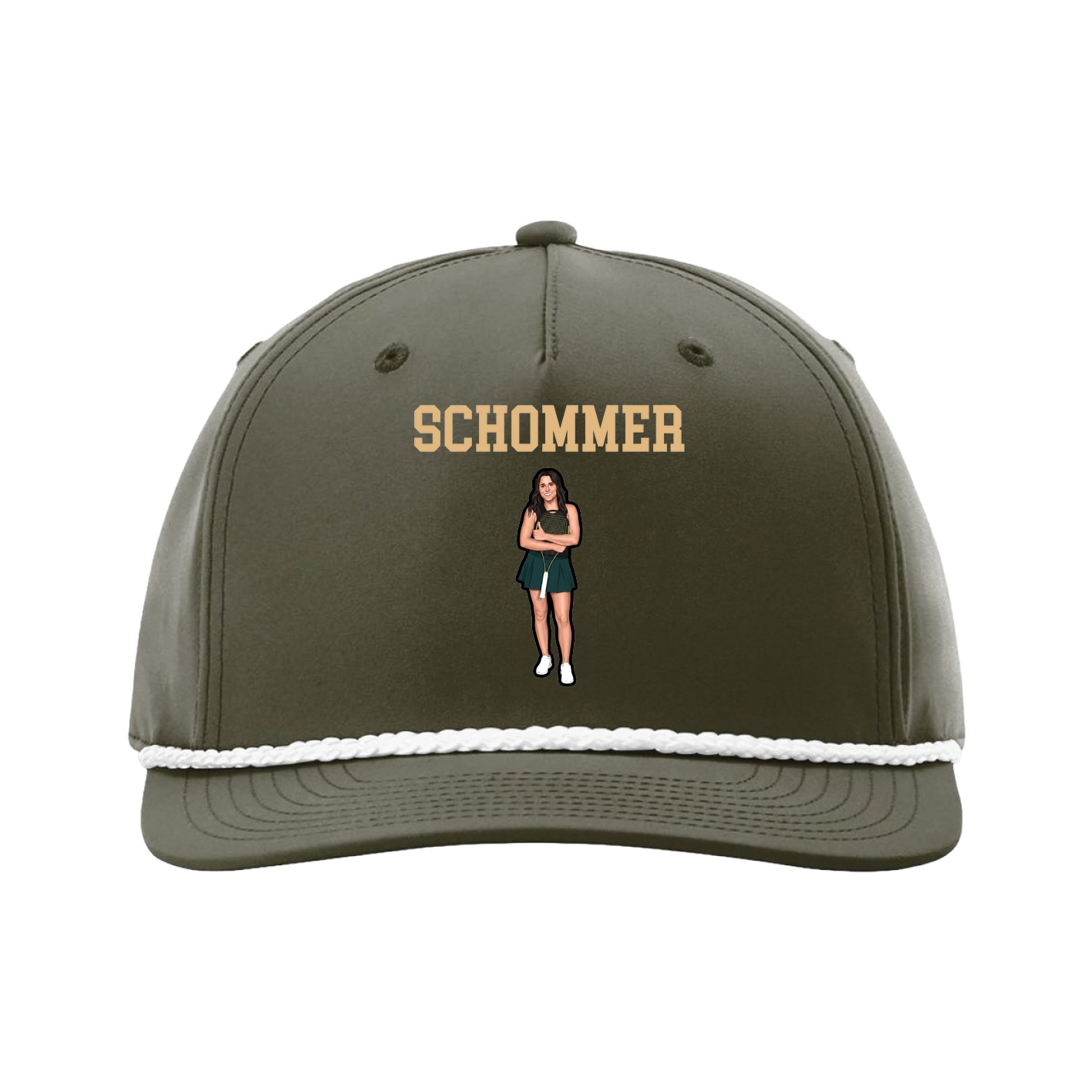 Five-Panel Classic Rope Cap — Shirsey in Green